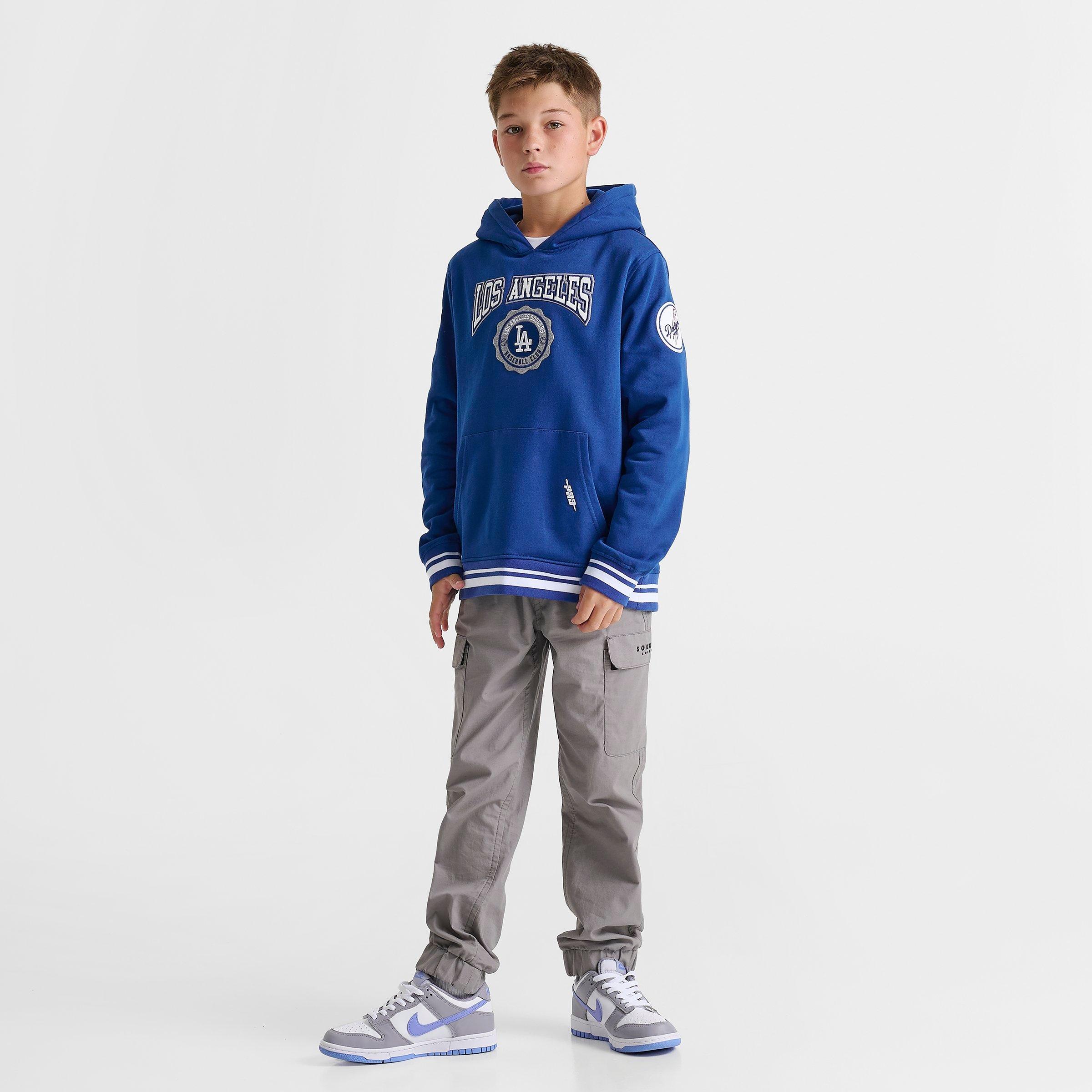 Big Kids' Pro Standard Los Angeles Dodgers MLB Emblem Pullover Hoodie