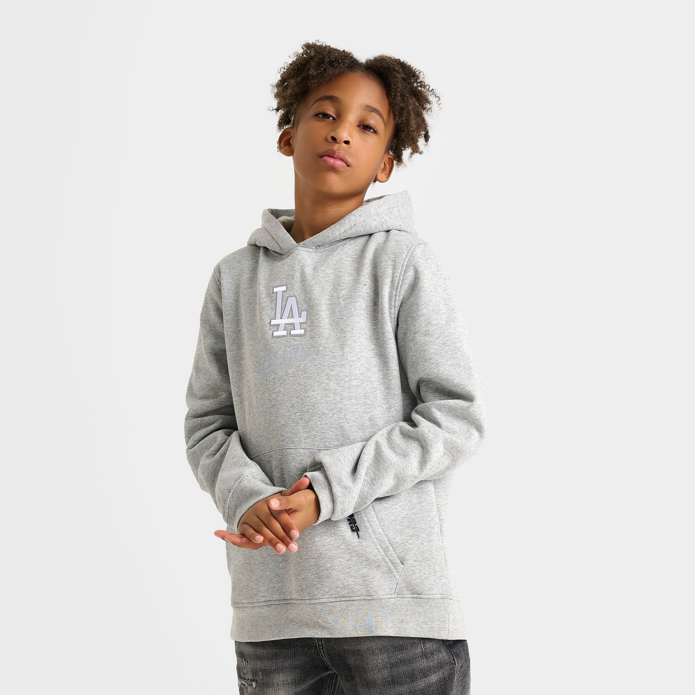 Big Kids' Pro Standard Los Angeles Dodgers MLB Classic Icon Fleece Pullover Hoodie