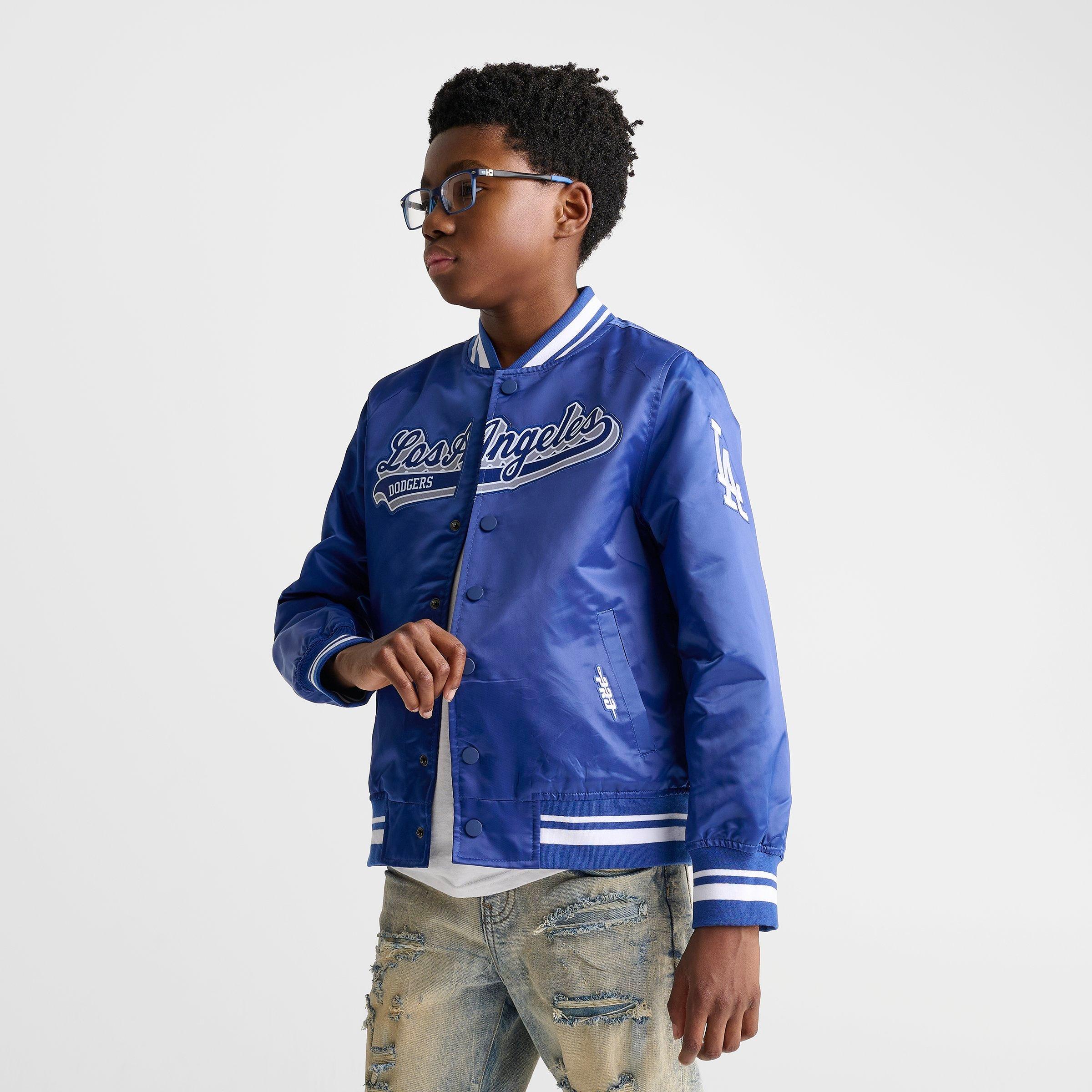 Big Kids' Pro Standard Los Angeles Dodgers MLB Satin Jacket