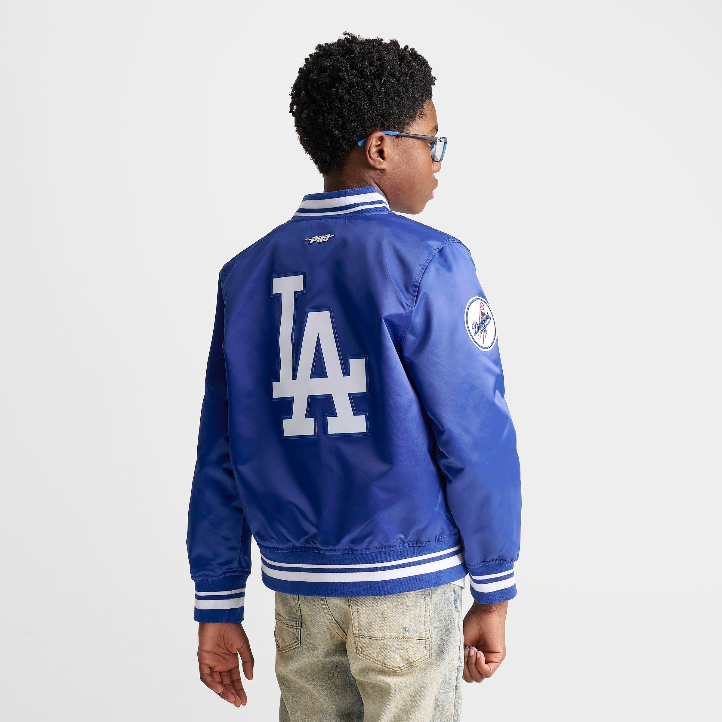 Big Kids' Pro Standard Los Angeles Dodgers MLB Satin Jacket
