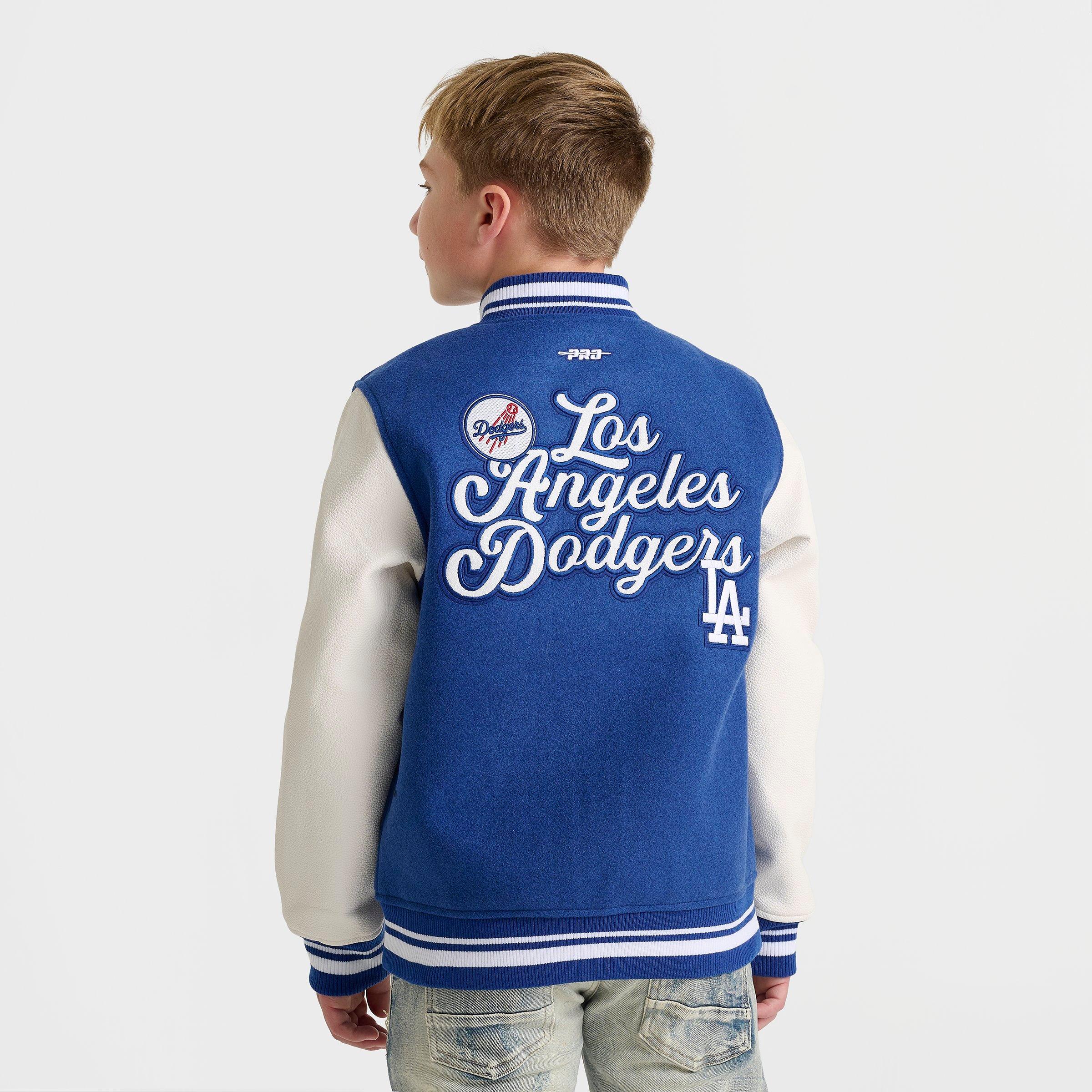 Big Kids' Pro Standard Los Angeles Dodgers MLB Wool Varsity Jacket