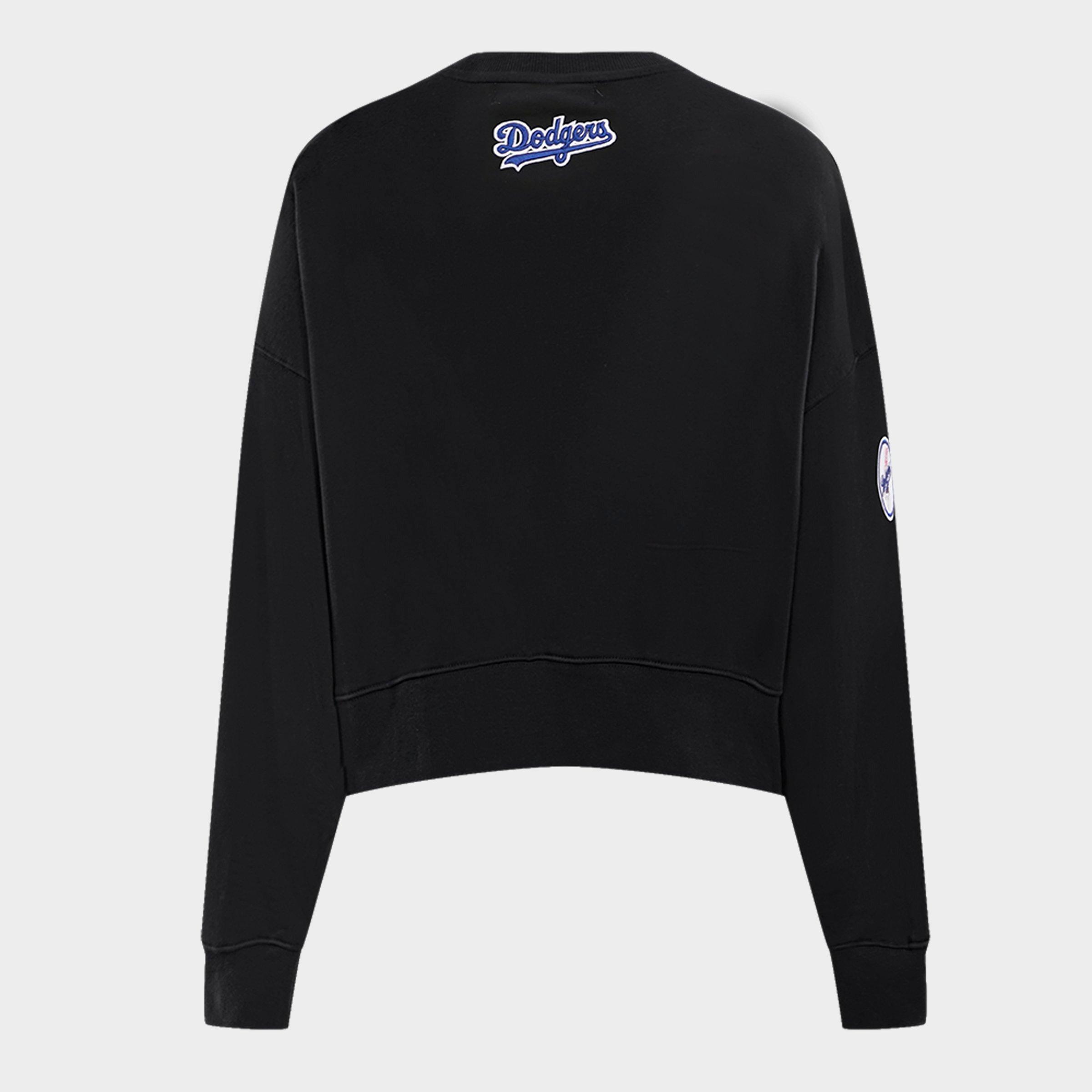 Women's Pro Standard Los Angeles Dodgers Classic Fleece Crewneck Sweatshirt