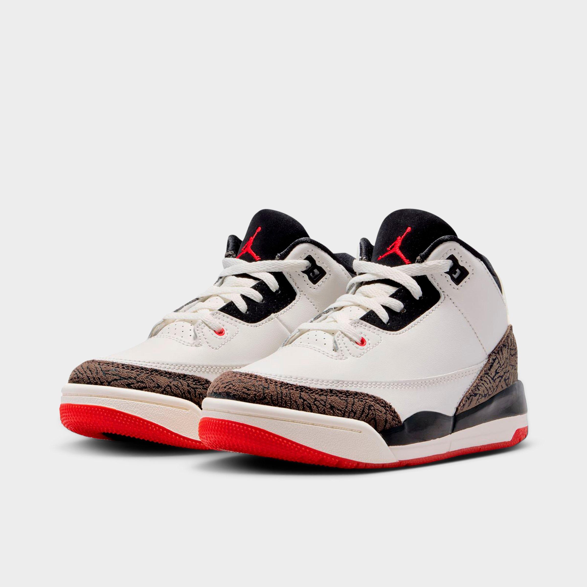 Little Kids' Air Jordan Retro 3 Basketball Shoes