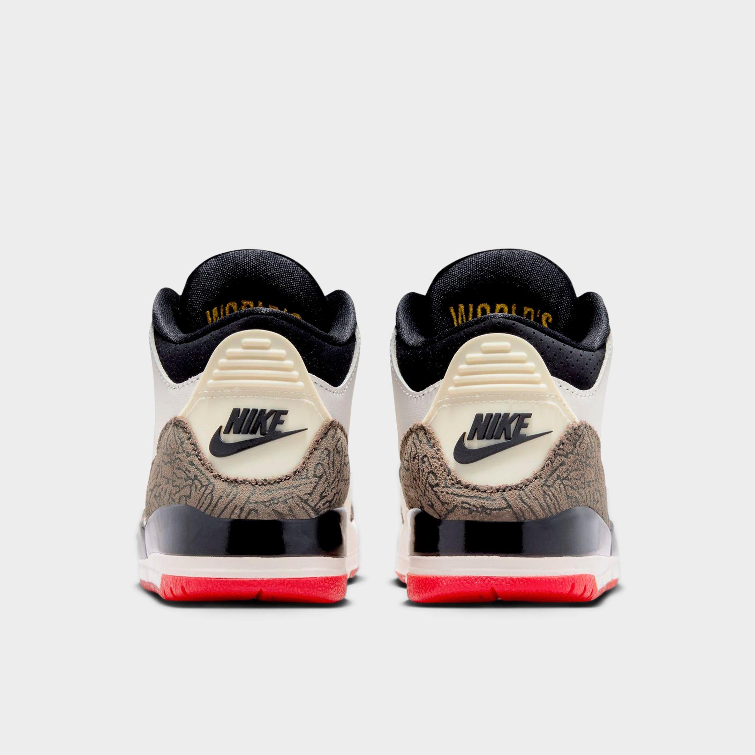 Little Kids' Air Jordan Retro 3 Basketball Shoes