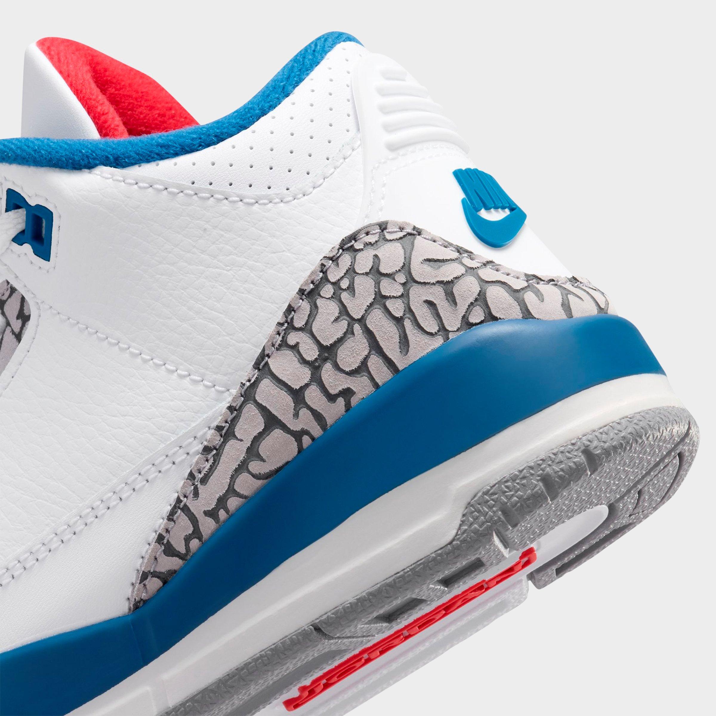Little Kids' Air Jordan Retro 3 Basketball Shoes | JD Sports