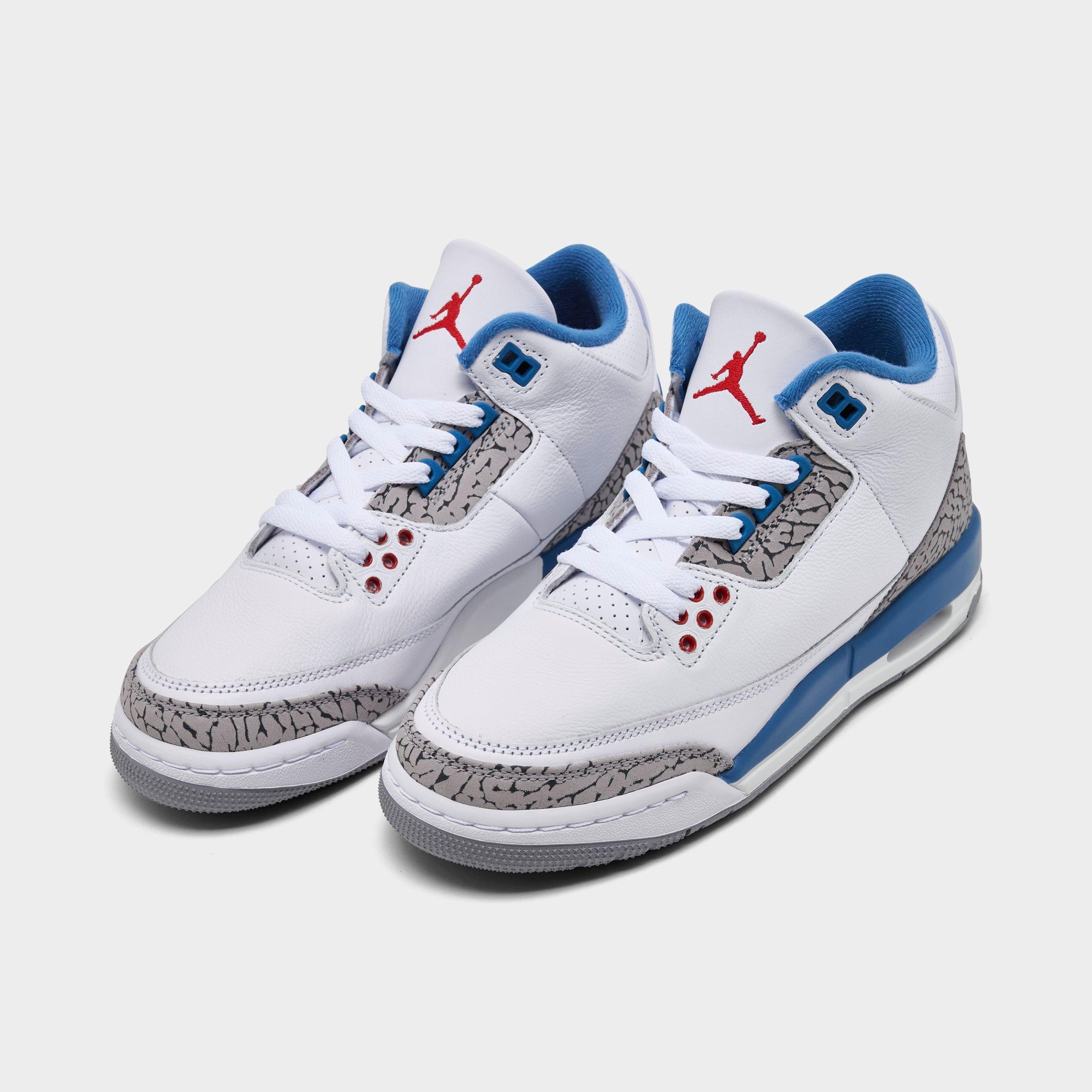 Big Kids' Air Jordan Retro 3 Basketball Shoes