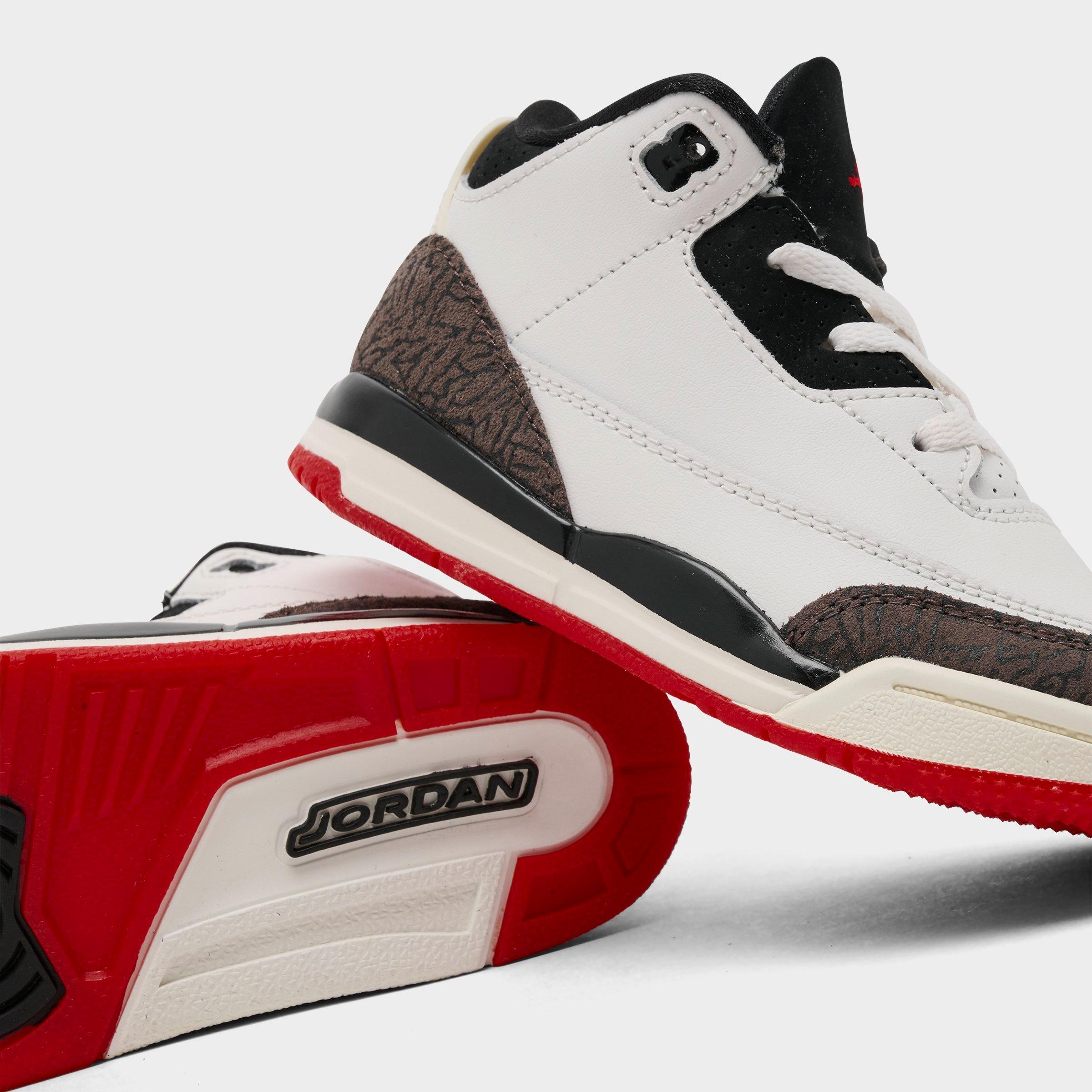 Kids' Toddler Air Jordan Retro 3 Basketball Shoes