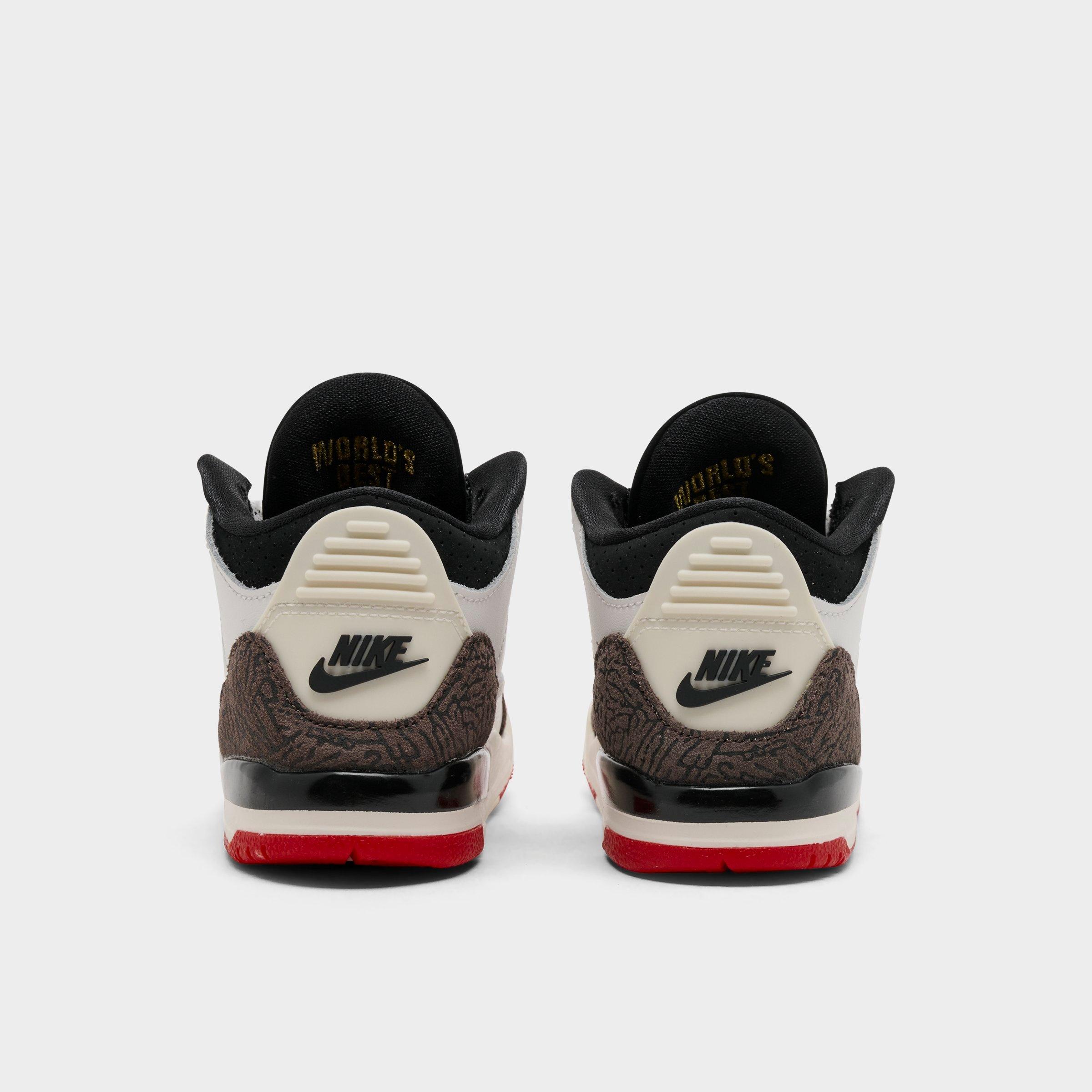 Kids' Toddler Air Jordan Retro 3 Basketball Shoes