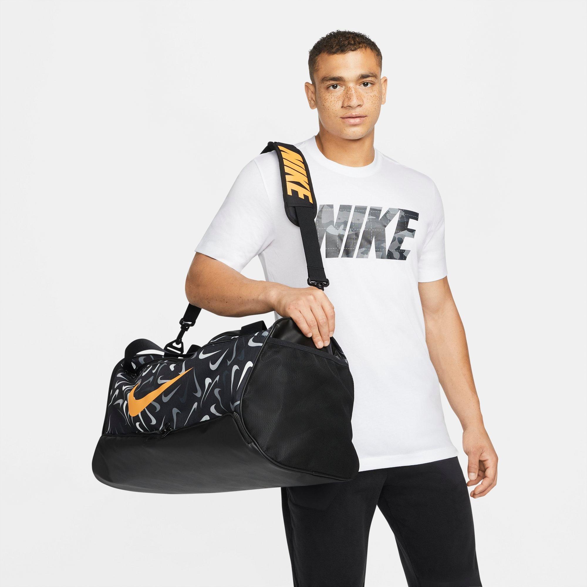 nike brasilia backpack duffel Small Bag Black Featuring a large main compartment Nike Brasilia Training Duffel Bag