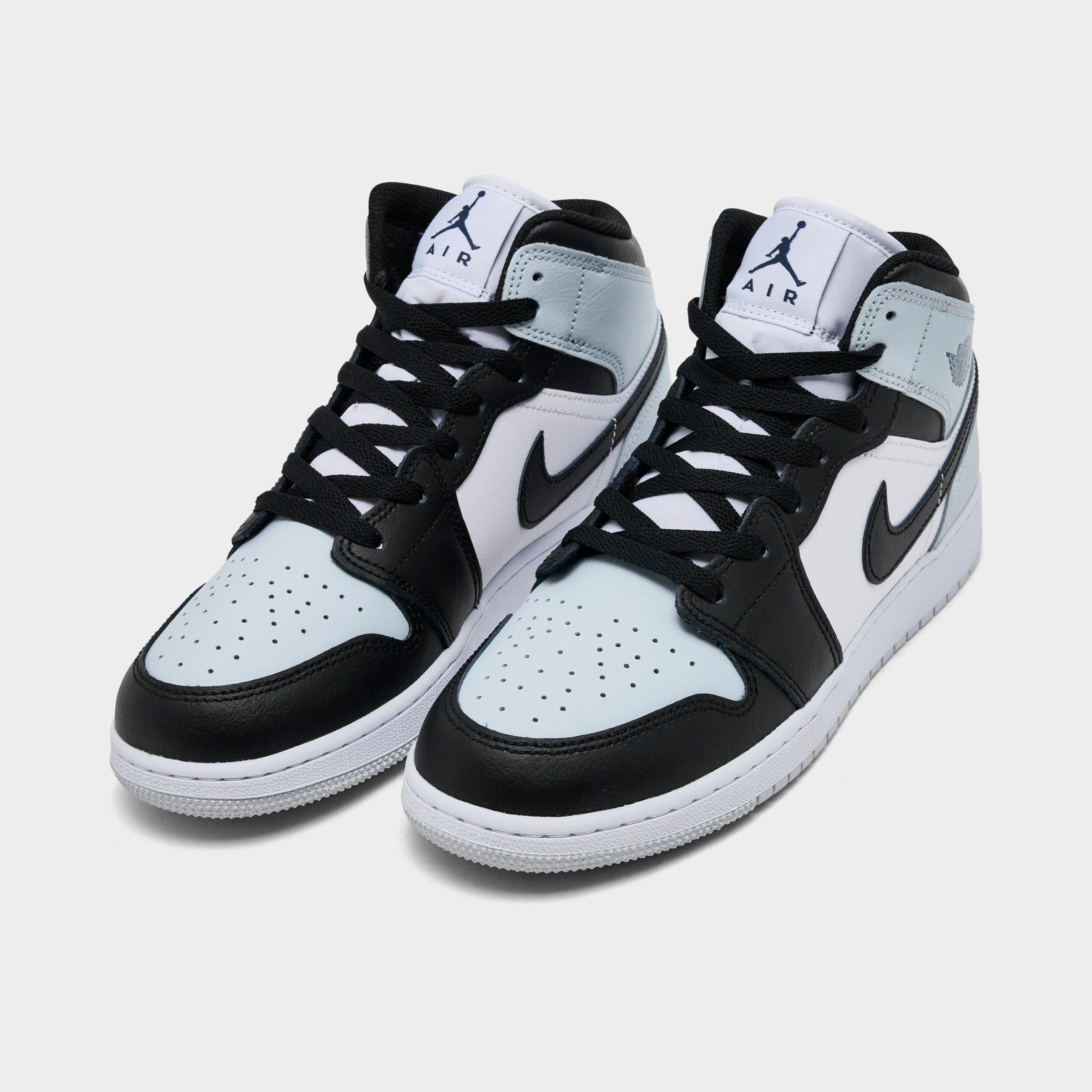 Big Kids' Air Jordan Retro 1 Mid Casual Shoes