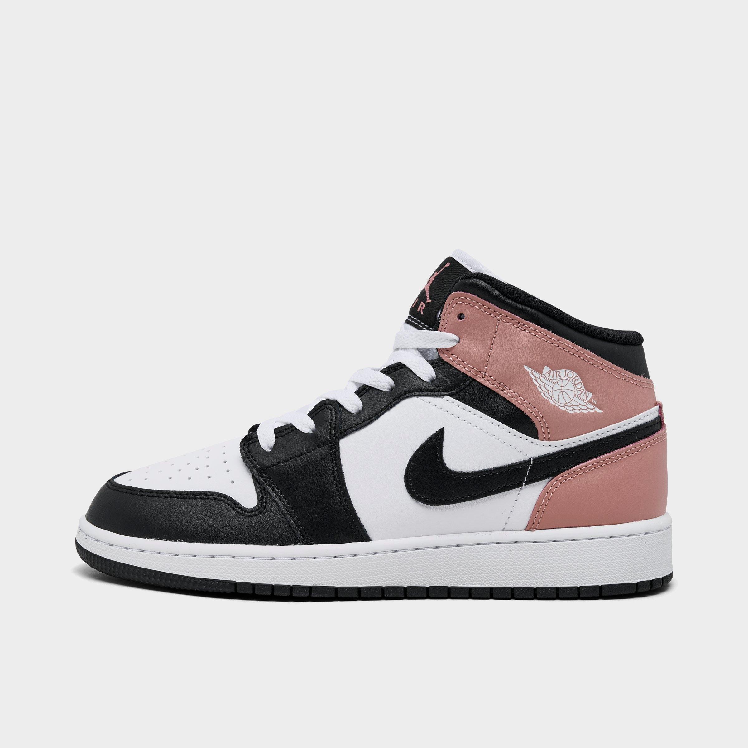 Amazon.com | Air Jordan 1 Mid Big Kids' Shoes (DQ8423-071