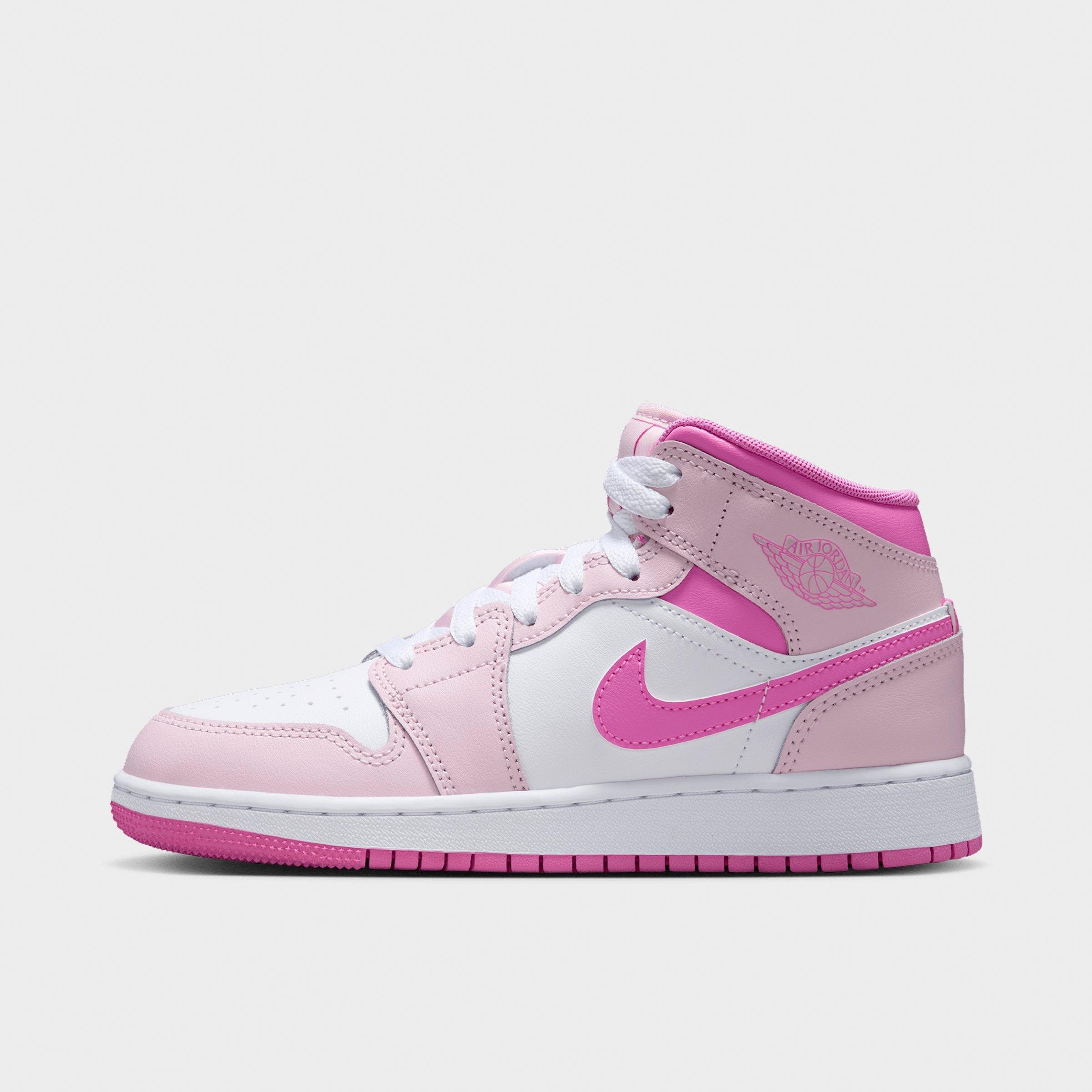 Big Kids' Air Jordan Retro 1 Mid Casual Shoes | JD Sports