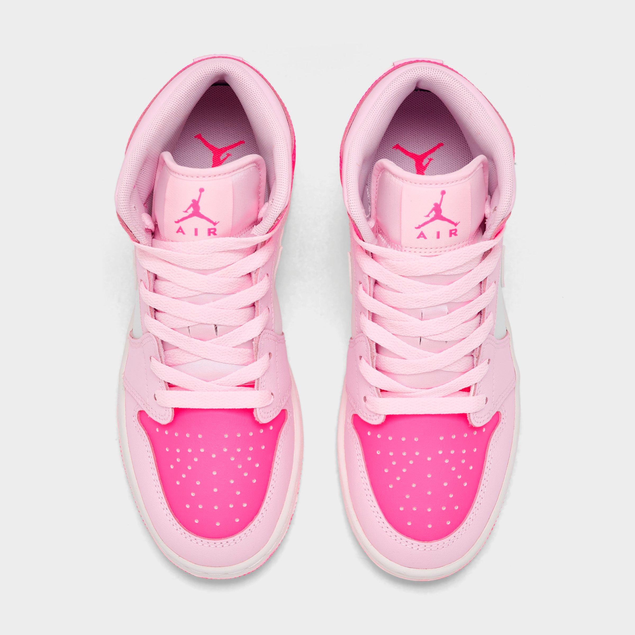 Big Kids' Air Jordan Retro 1 Mid Casual Shoes | JD Sports