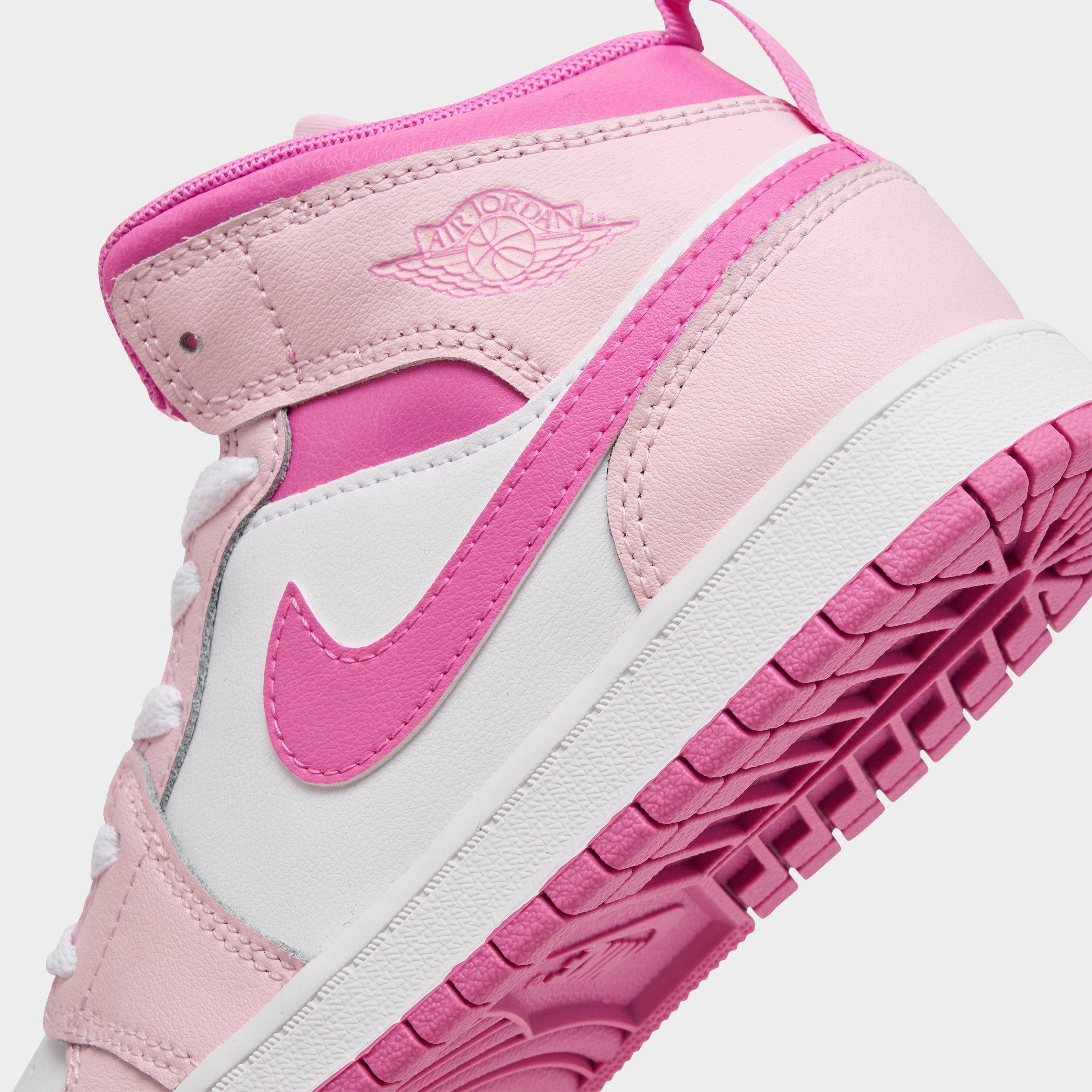 Little Kids' Air Jordan Retro 1 Mid Casual Shoes