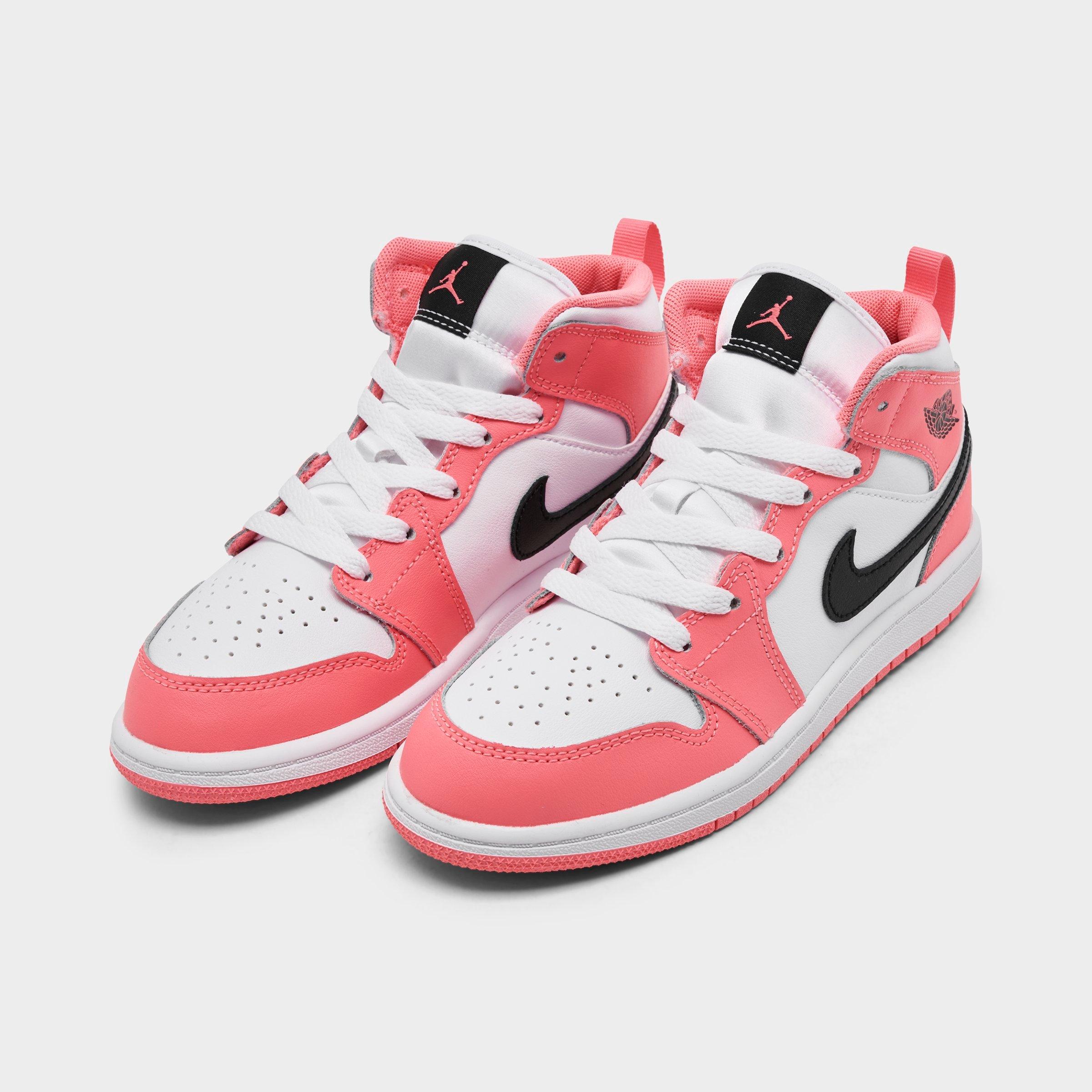 Little Kids' Air Jordan Retro 1 Mid Casual Shoes