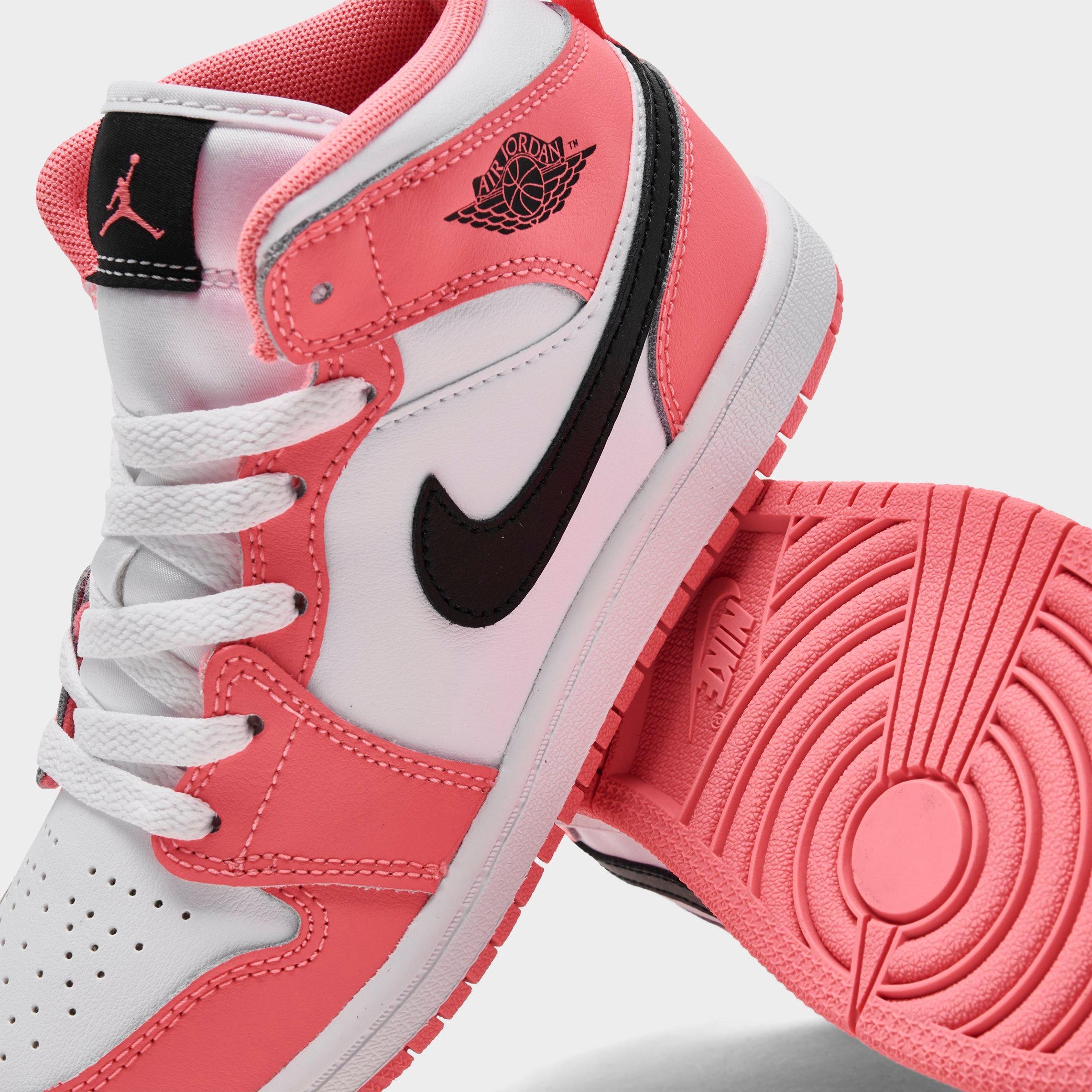 Little Kids' Air Jordan Retro 1 Mid Casual Shoes