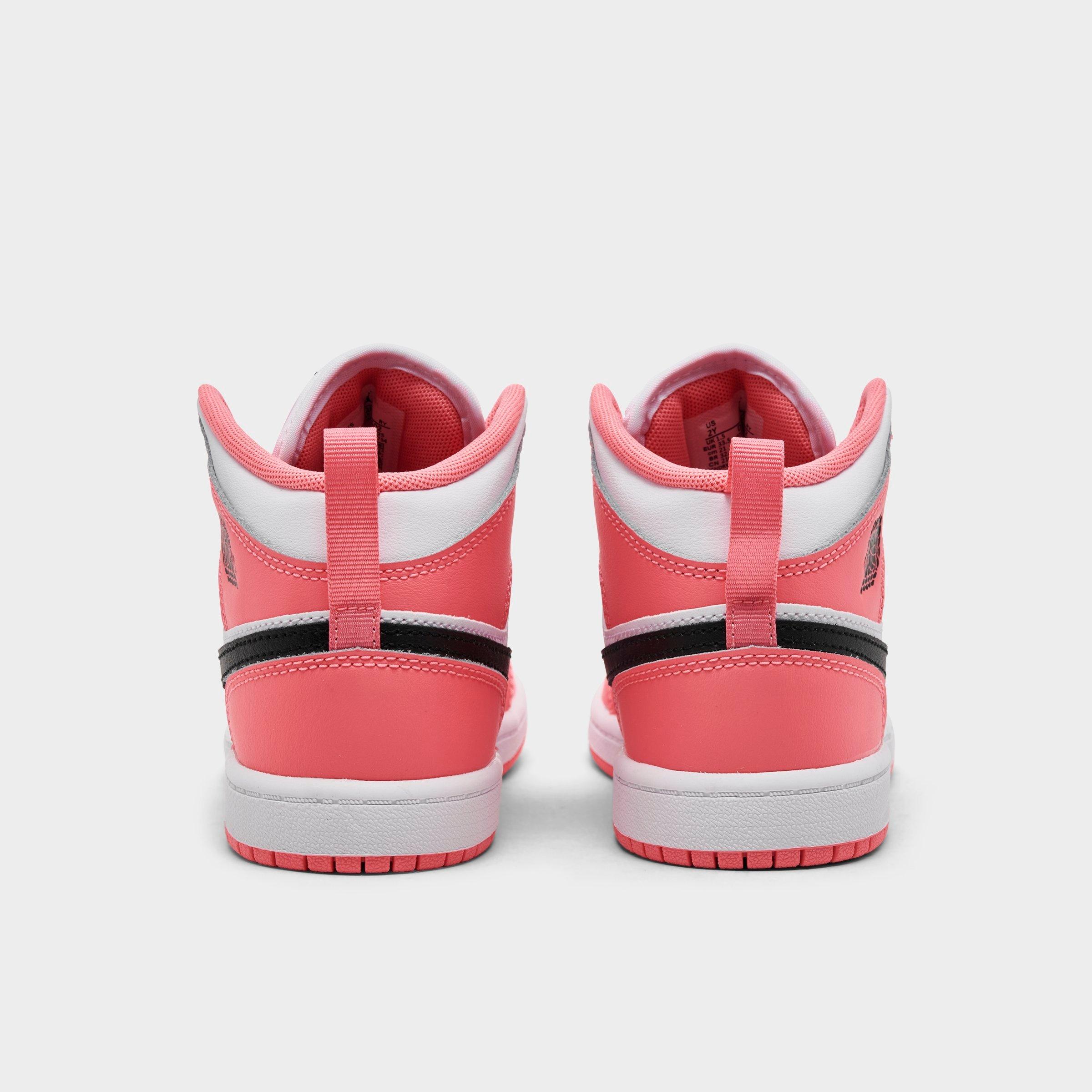 Little Kids' Air Jordan Retro 1 Mid Casual Shoes