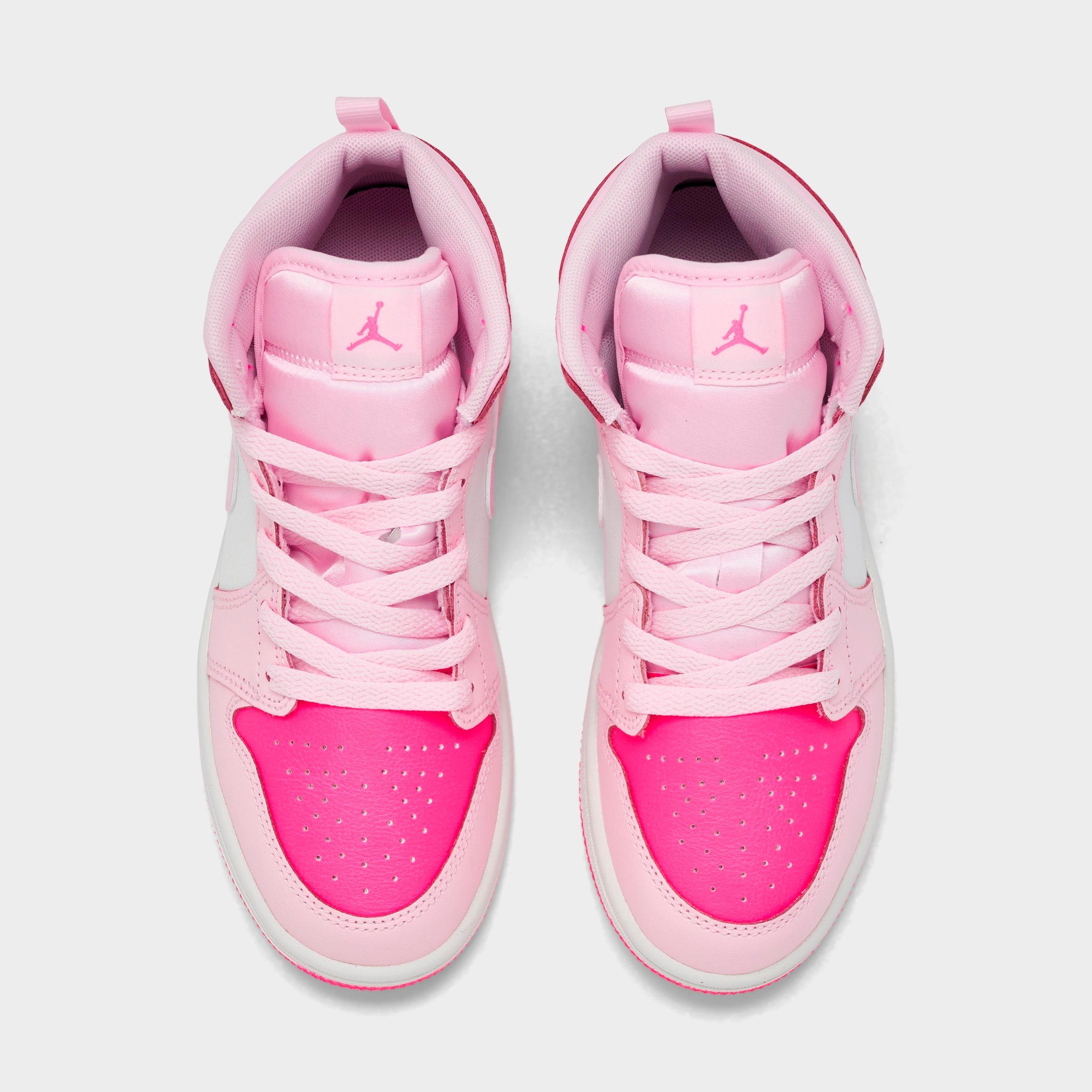 Little Kids' Air Jordan Retro 1 Mid Casual Shoes
