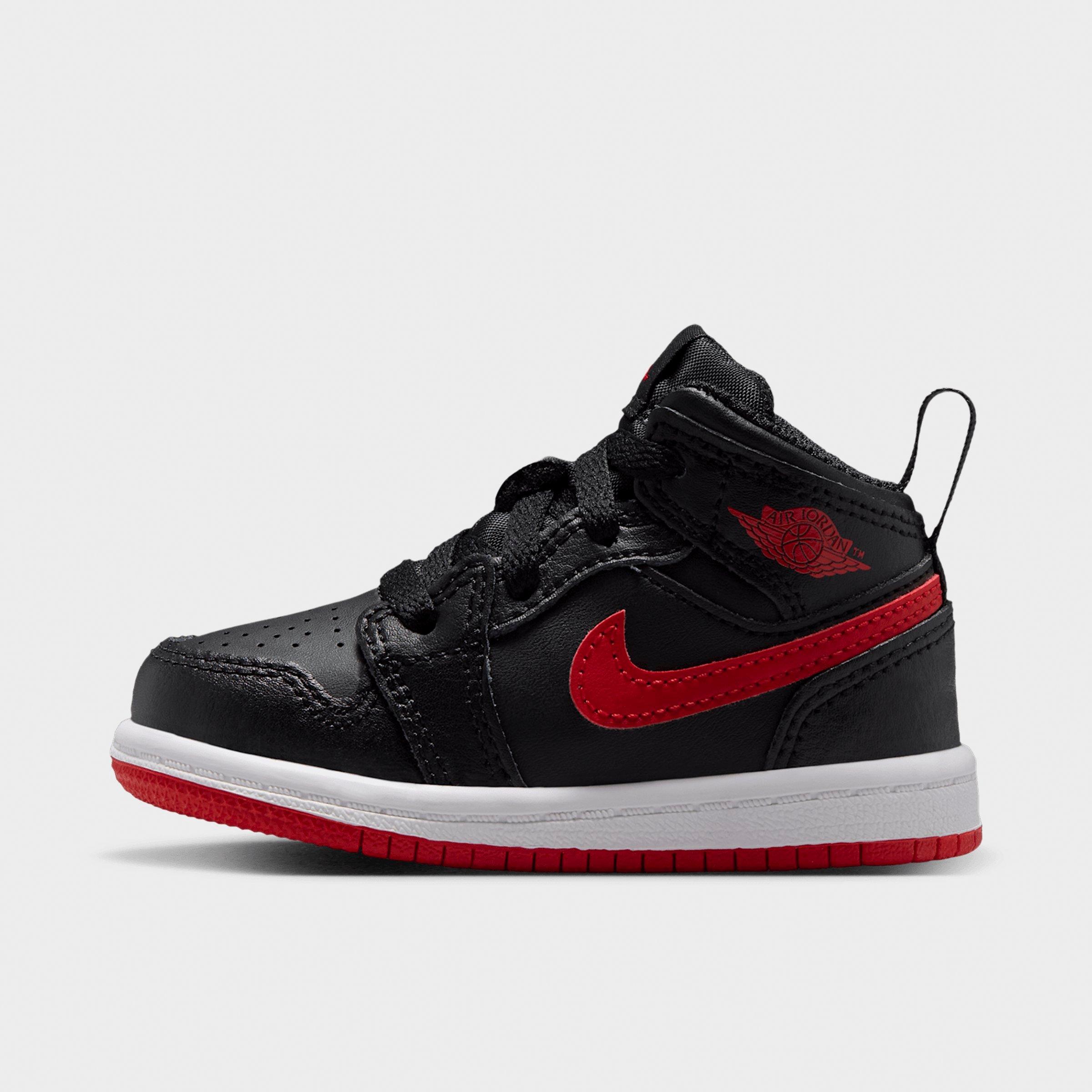Kids' Toddler Air Jordan Retro 1 Mid Casual Shoes