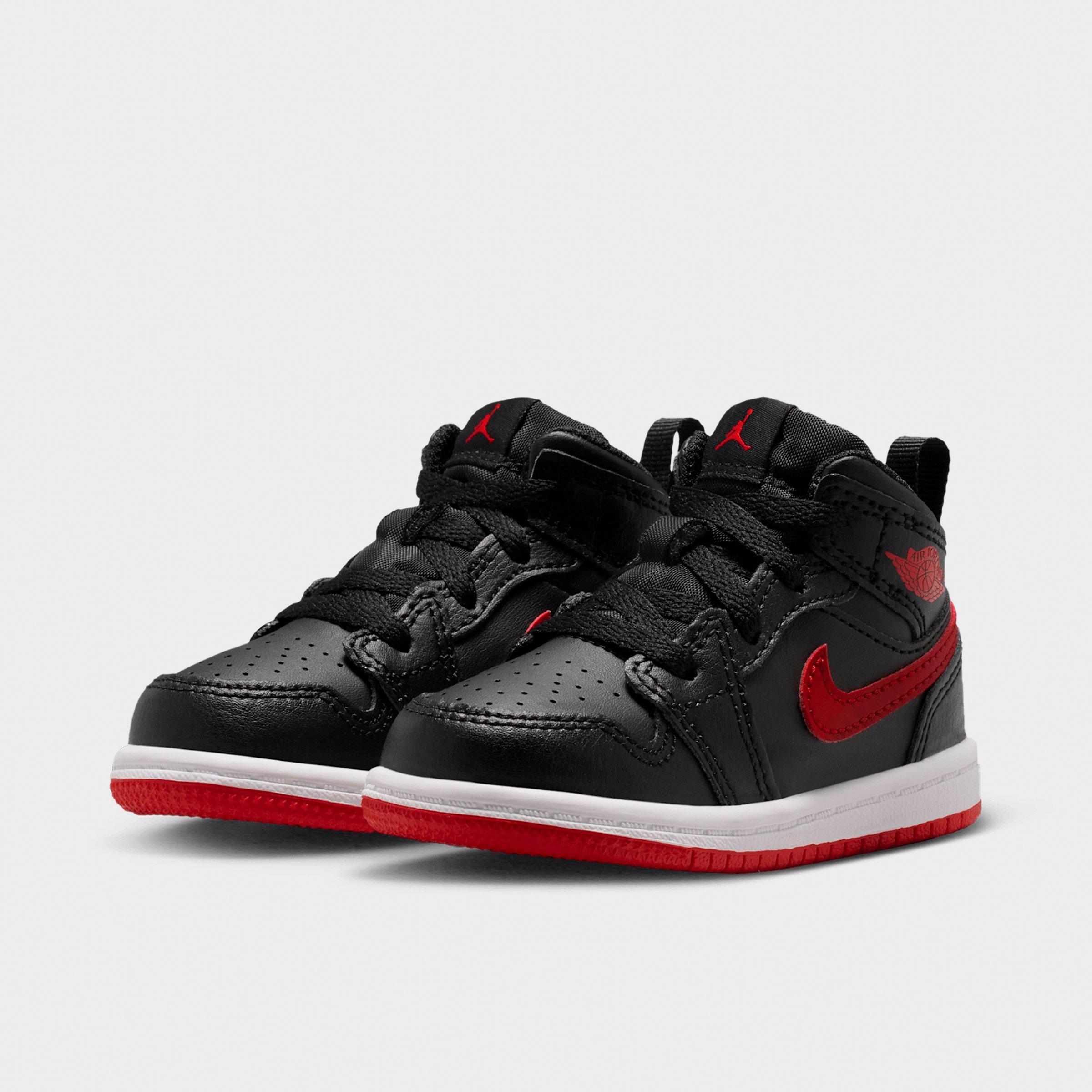 Kids' Toddler Air Jordan Retro 1 Mid Casual Shoes