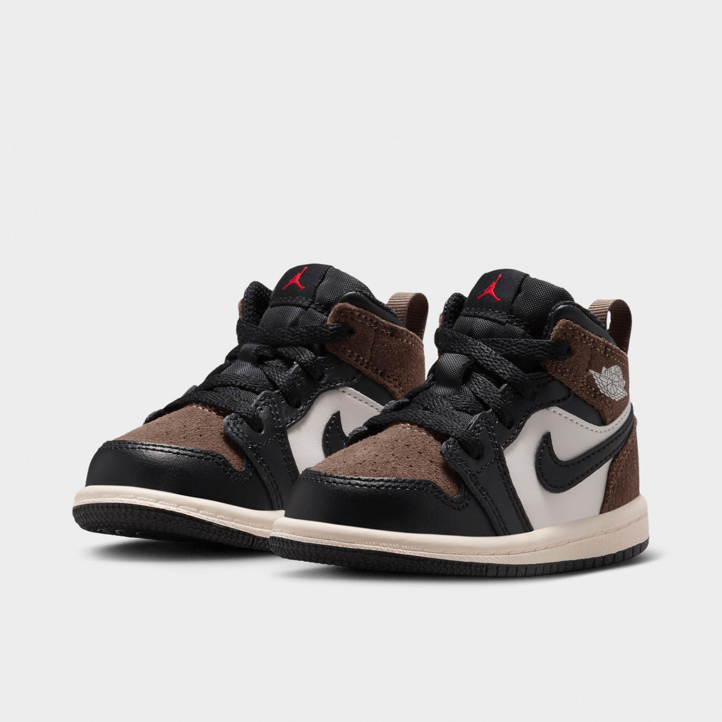 Kids' Toddler Air Jordan Retro 1 Mid Casual Shoes