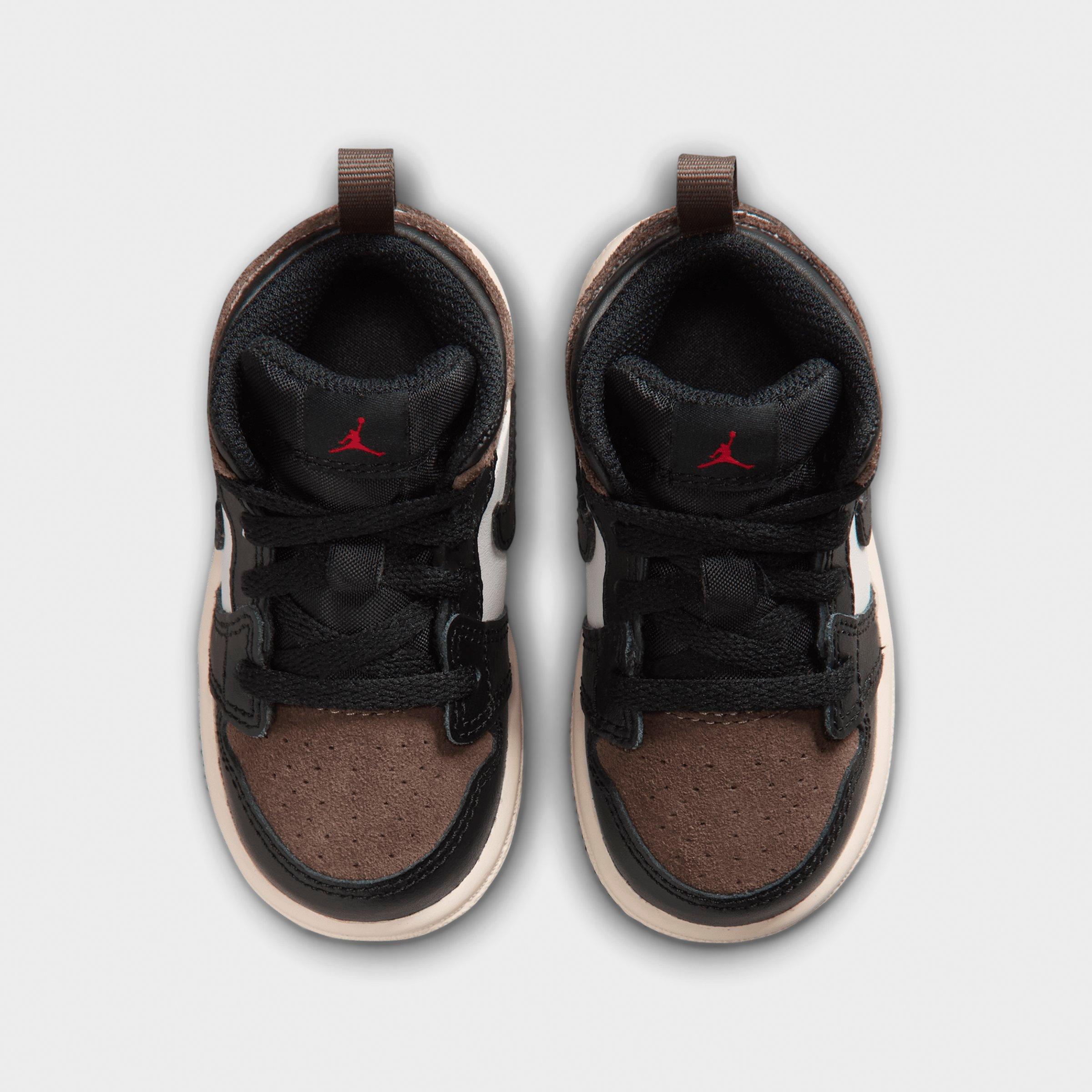 Kids' Toddler Air Jordan Retro 1 Mid Casual Shoes