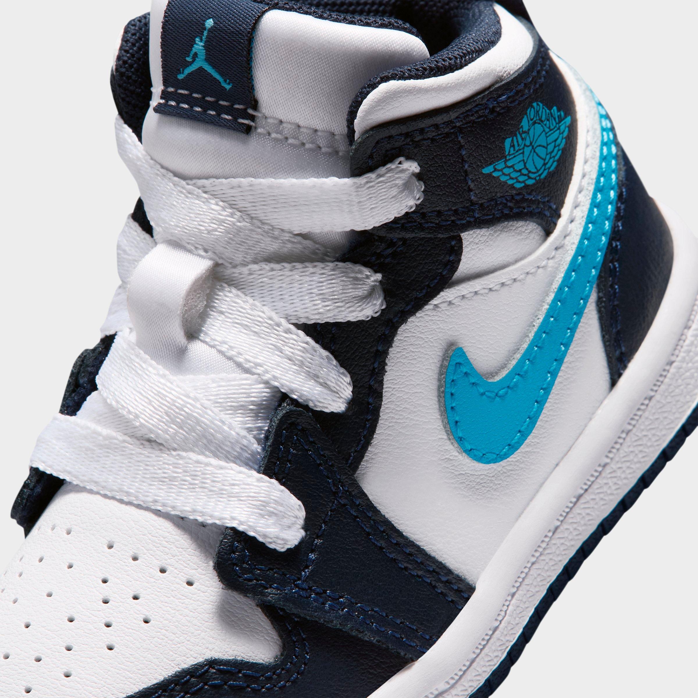 Kids' Toddler Air Jordan Retro 1 Mid Casual Shoes
