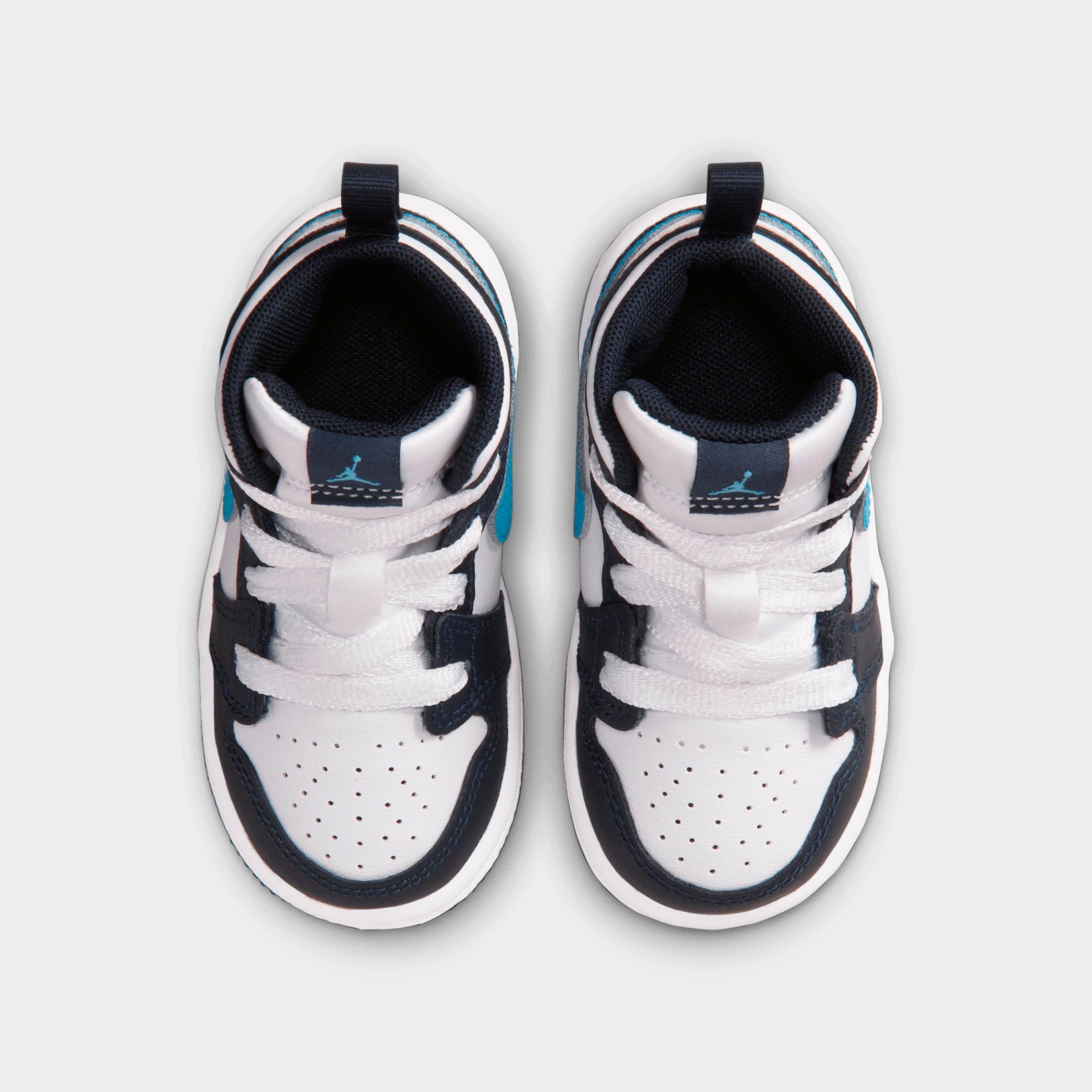 Kids' Toddler Air Jordan Retro 1 Mid Casual Shoes