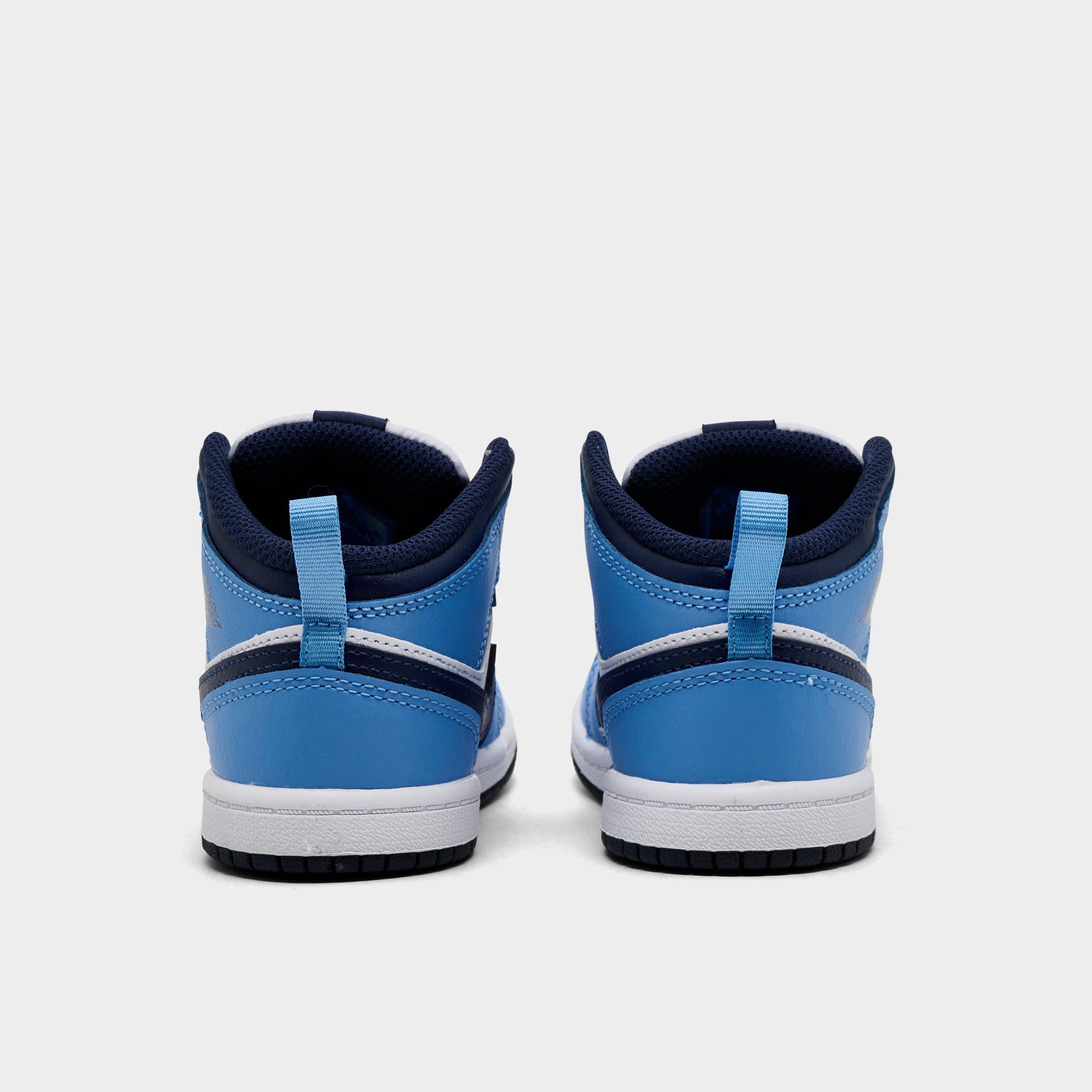 Kids' Toddler Air Jordan Retro 1 Mid Casual Shoes