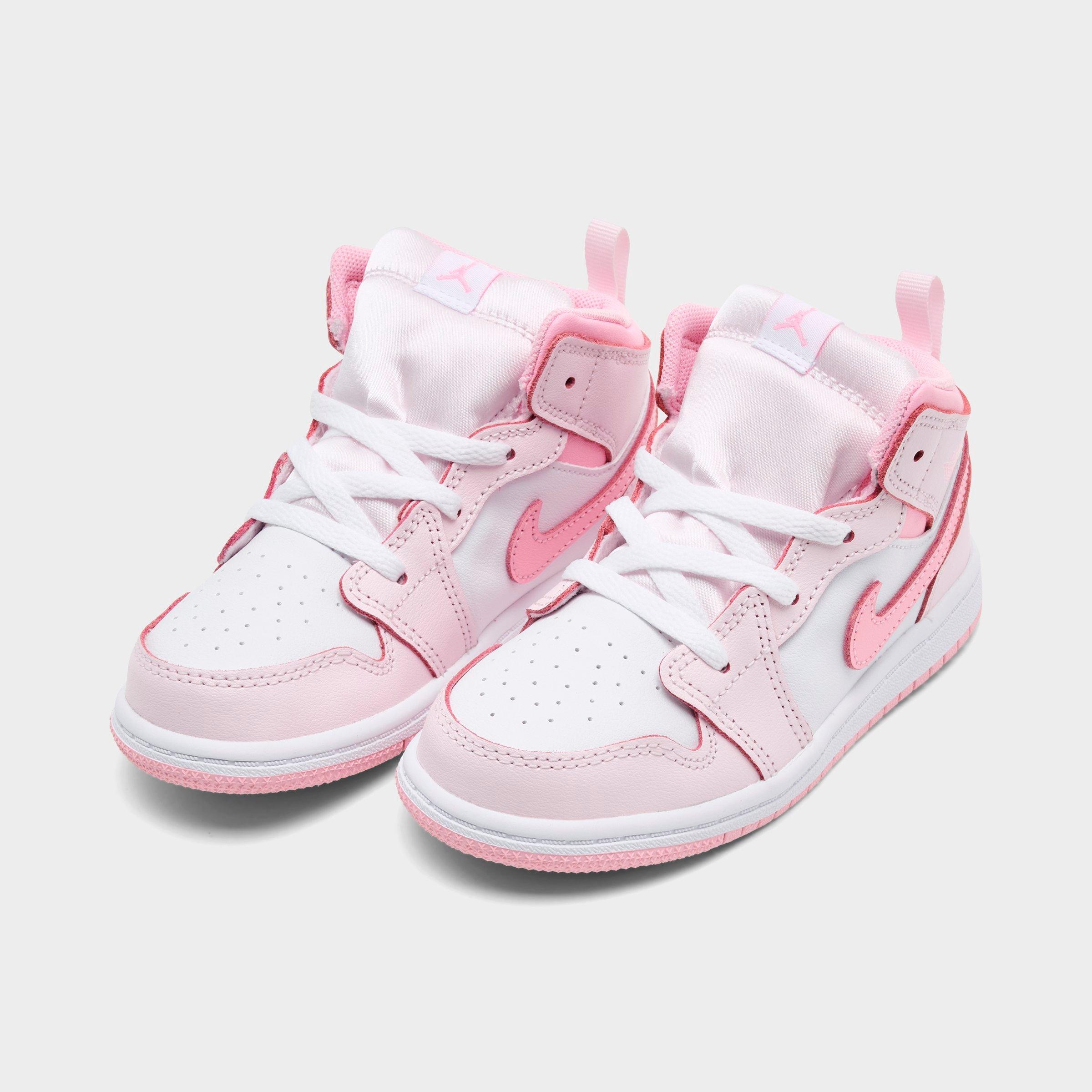 Kids' Toddler Air Jordan Retro 1 Mid Casual Shoes