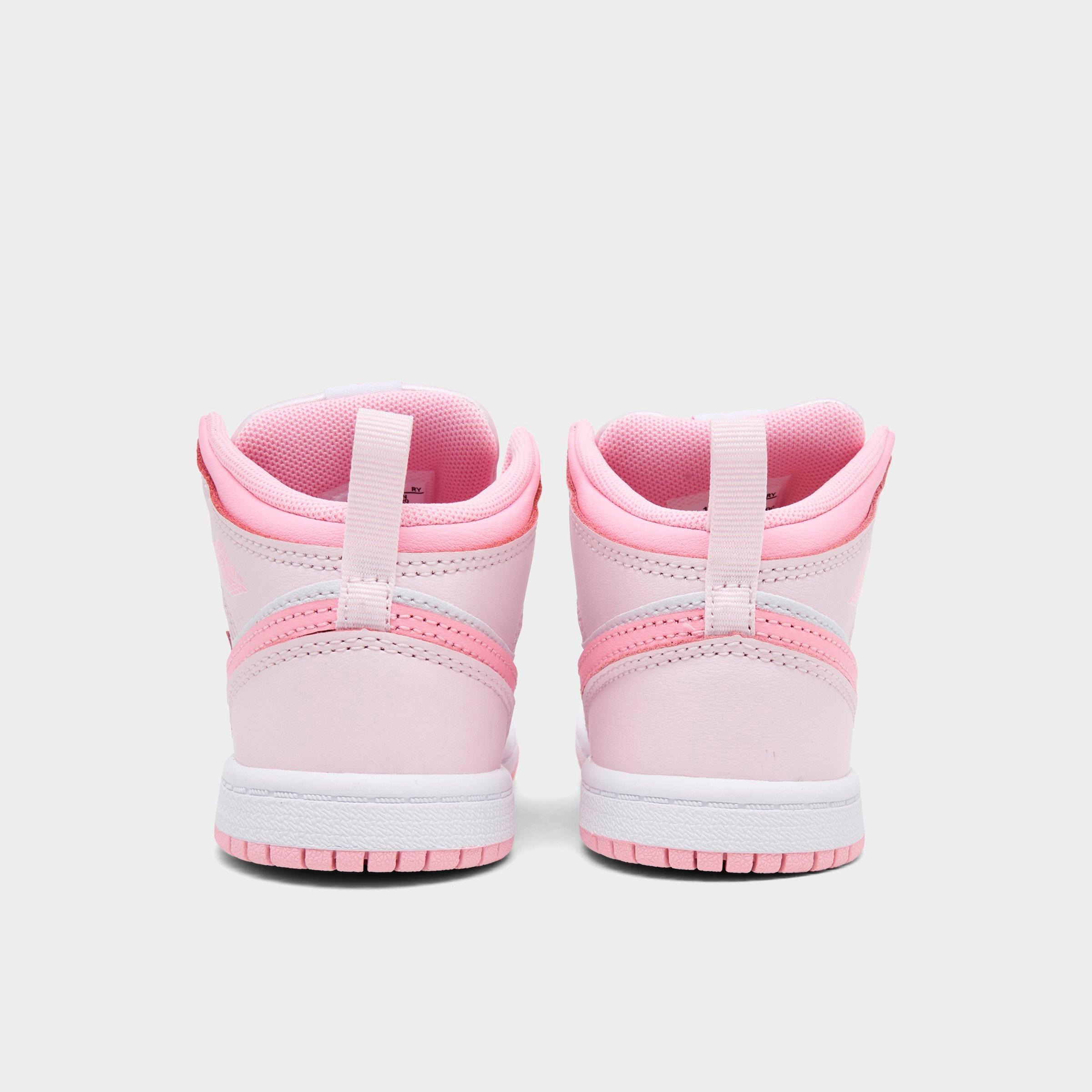 Kids' Toddler Air Jordan Retro 1 Mid Casual Shoes