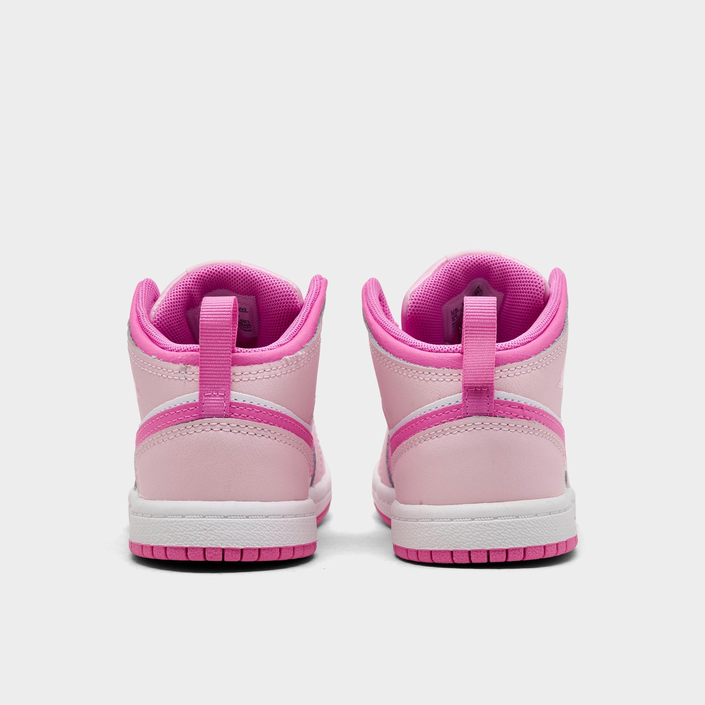 Kids' Toddler Air Jordan Retro 1 Mid Casual Shoes