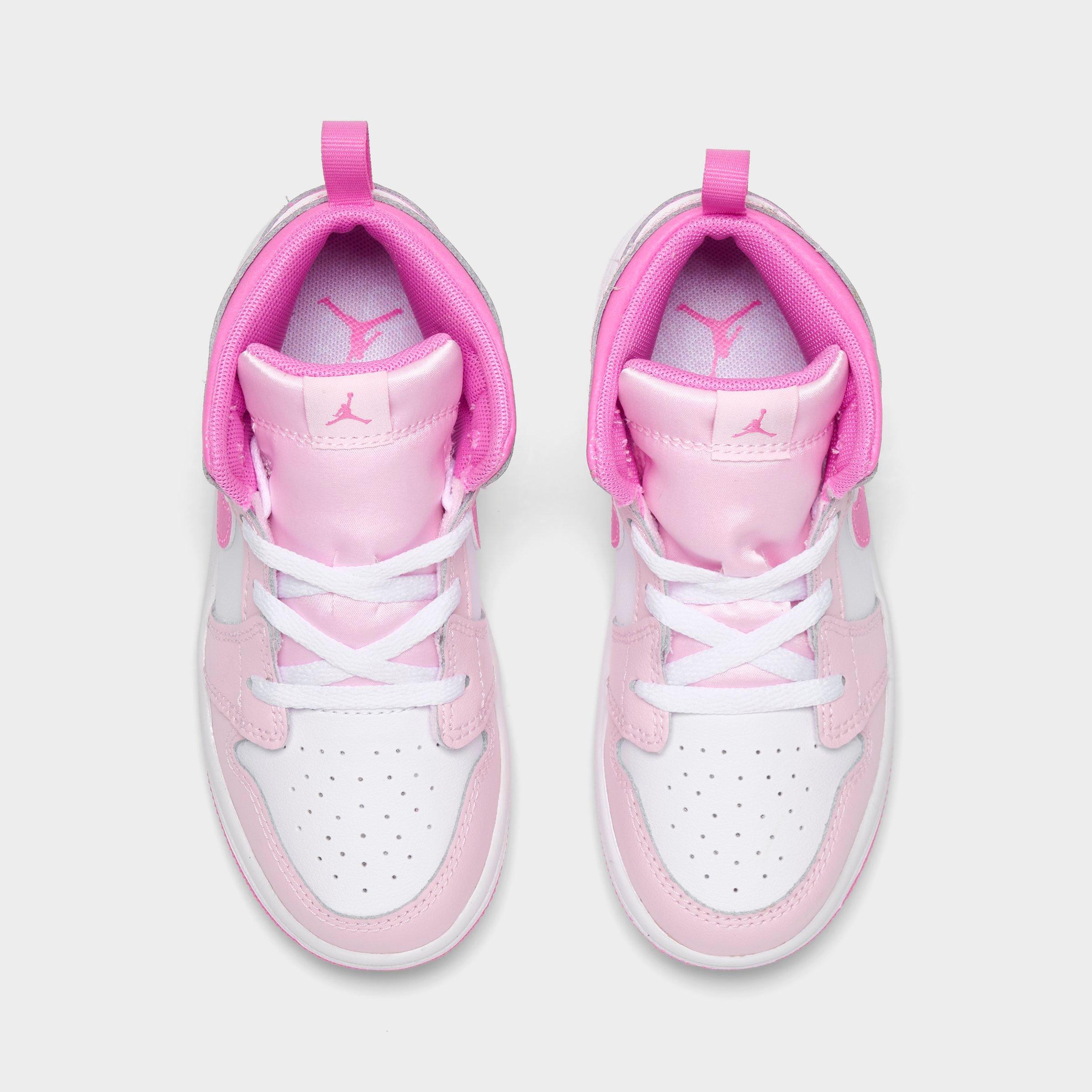 Kids' Toddler Air Jordan Retro 1 Mid Casual Shoes