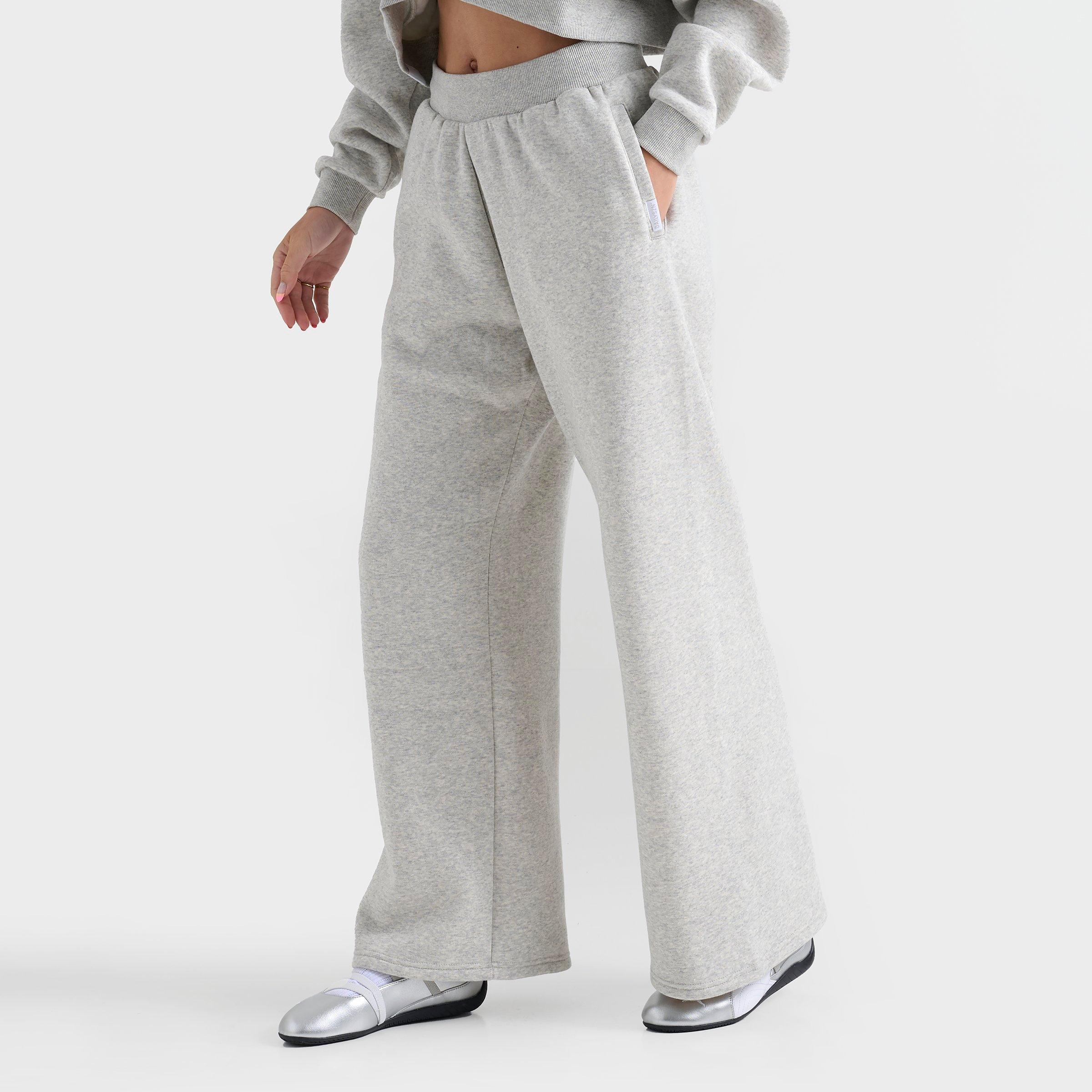 Women's DAILYSZN Fleece Wide Leg Jogger Pants