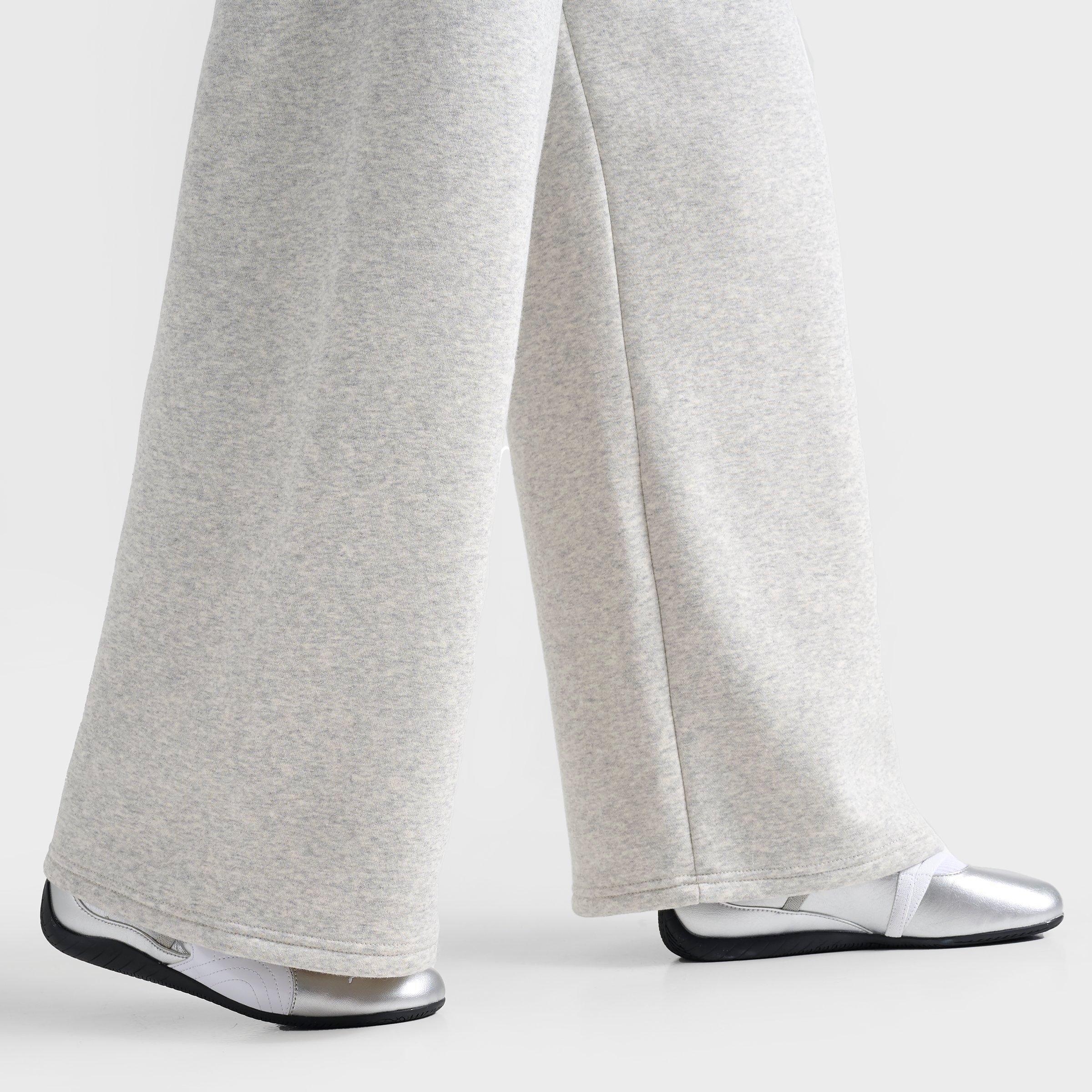 Women's DAILYSZN Fleece Wide Leg Jogger Pants