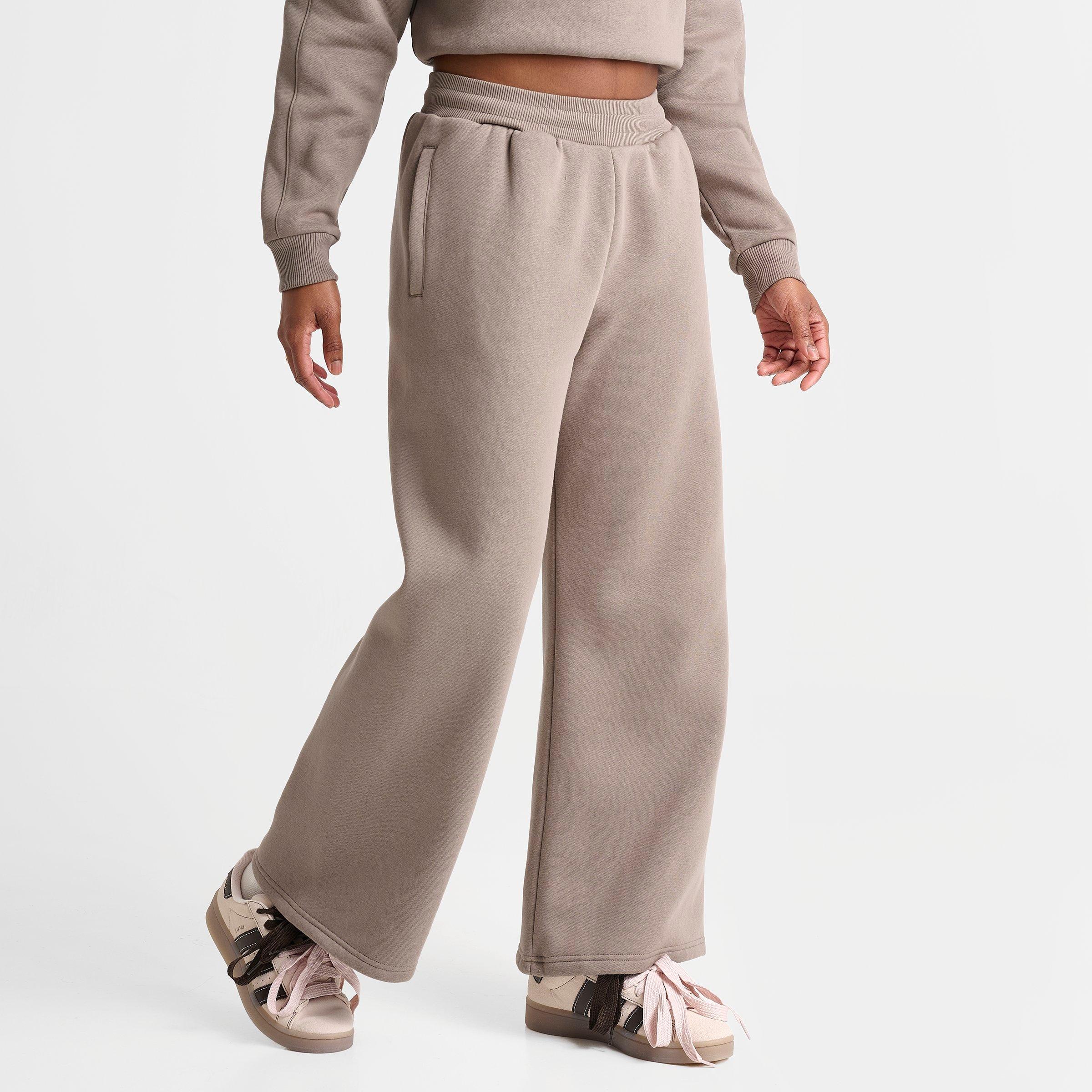 Women's DAILYSZN Fleece Wide Leg Jogger Pants