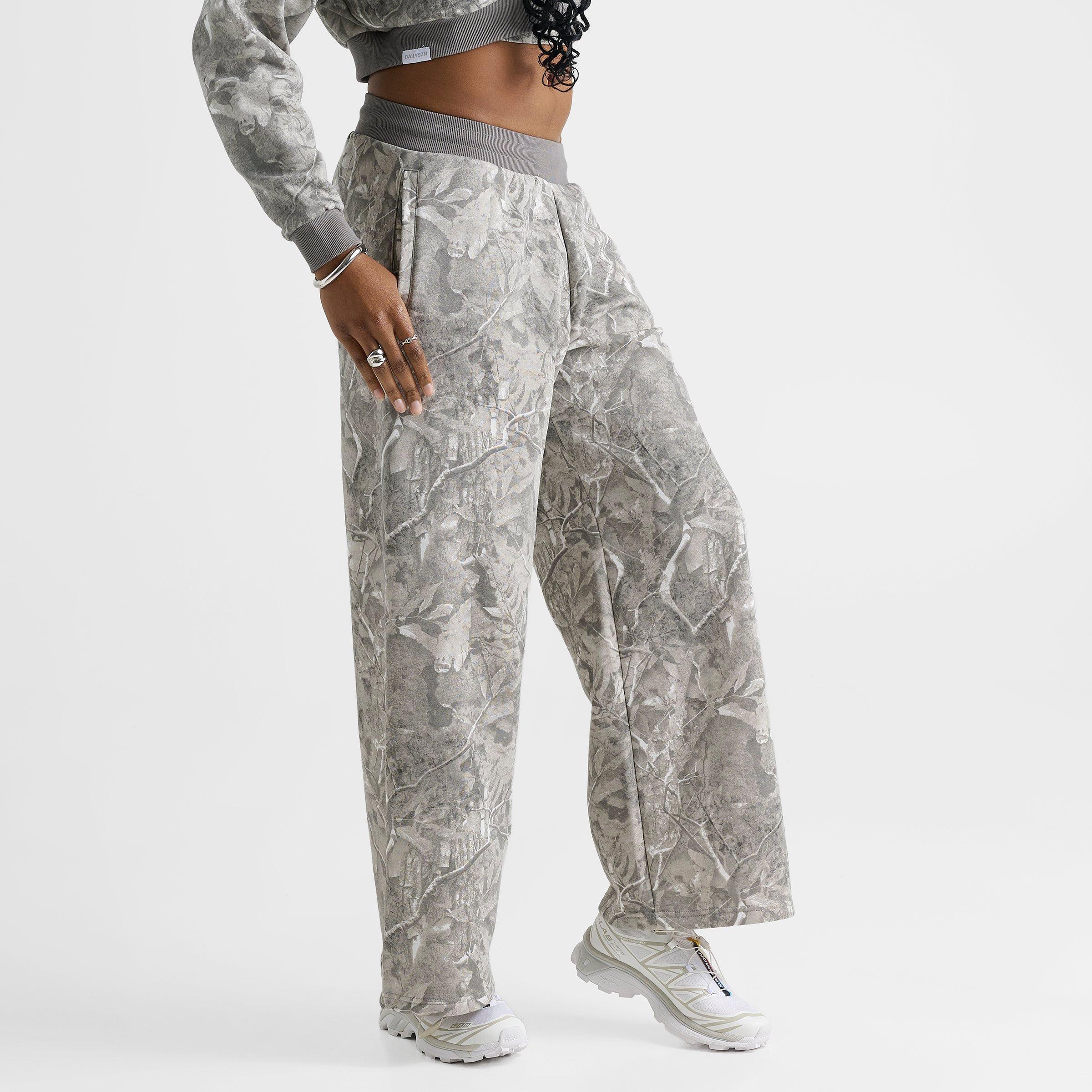 Women's DAILYSZN Fleece Wide Leg Jogger Pants