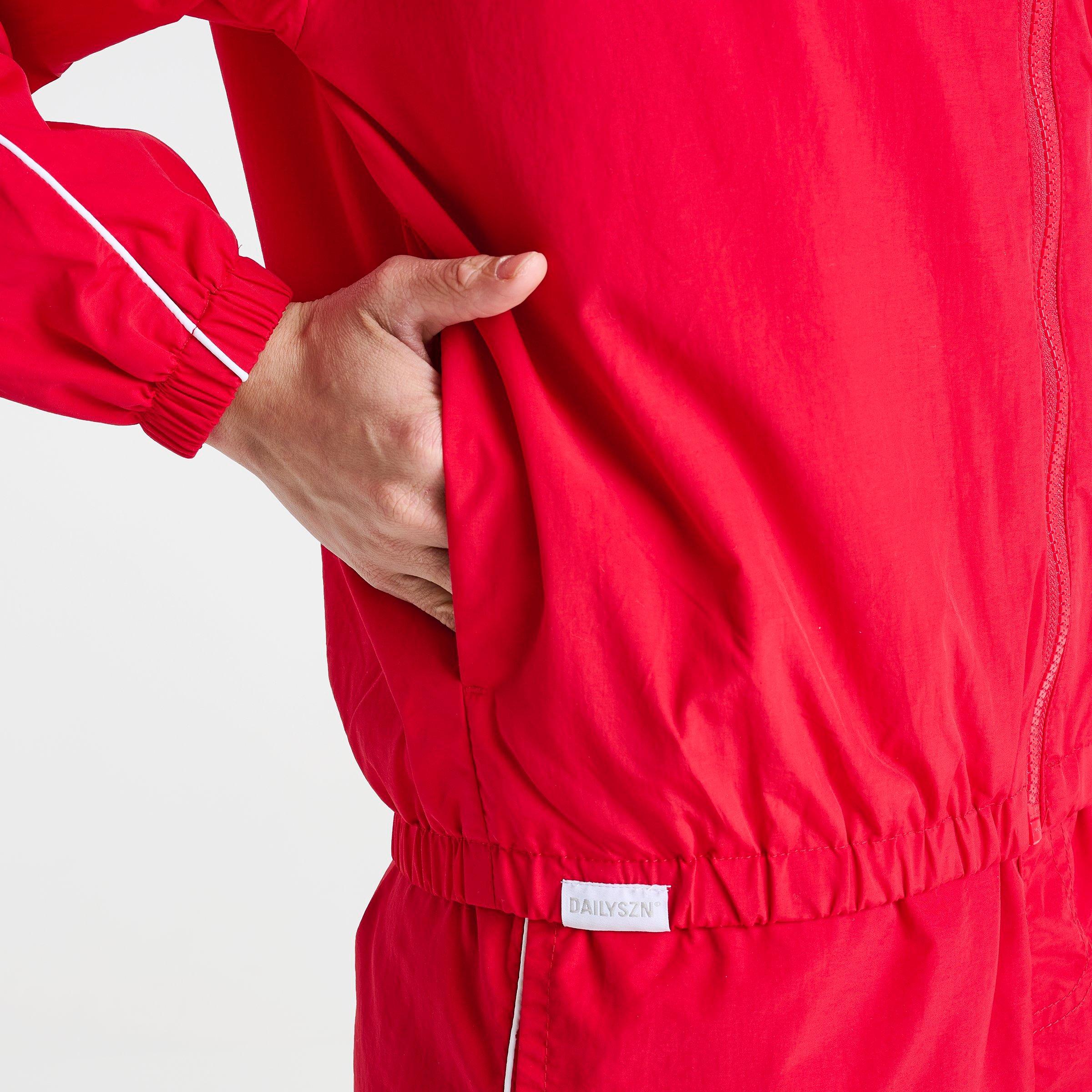 Women's DAILYSZN Weather-Resistant Piped Woven Full-Zip Jacket