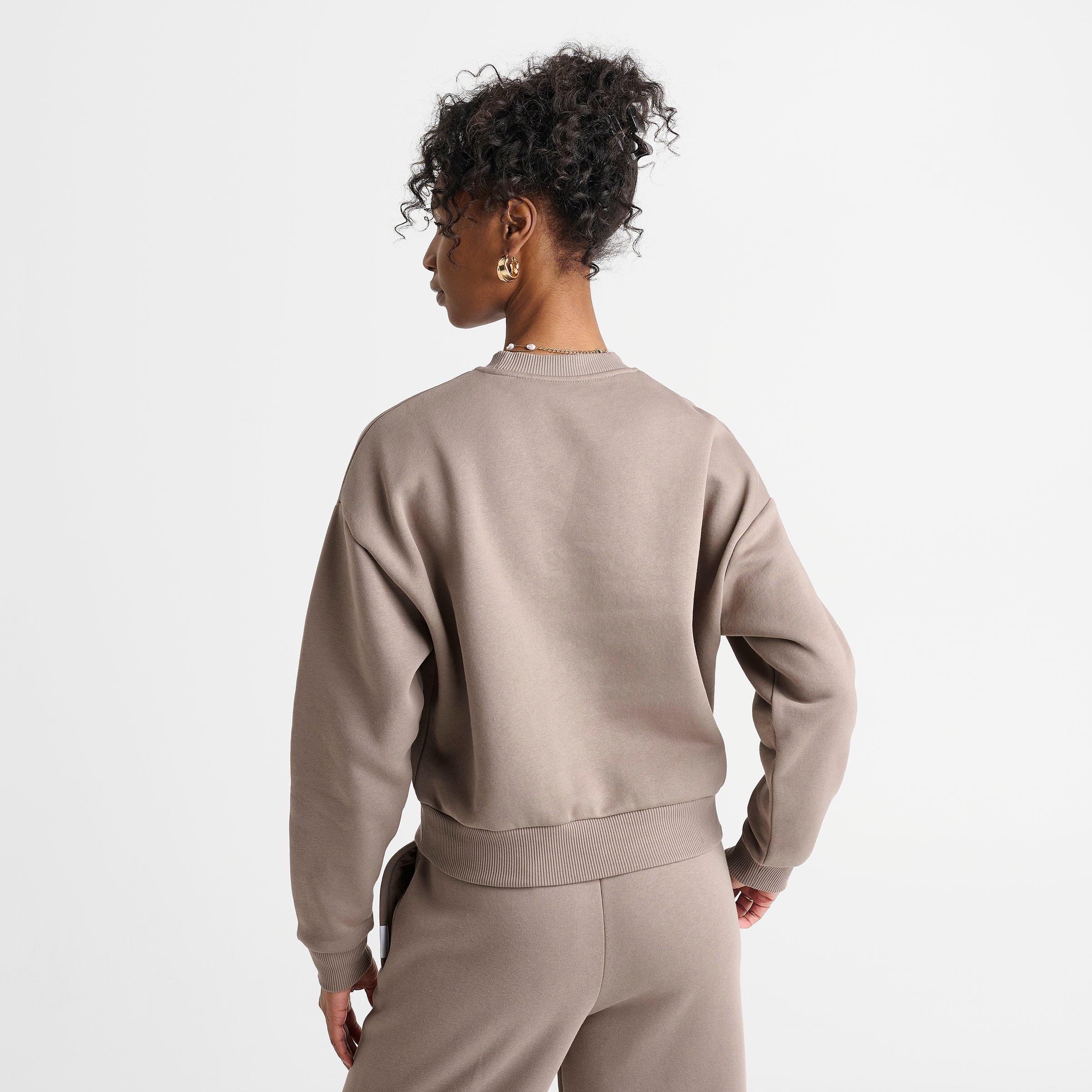 Women's DAILYSZN Boxy Fleece Crewneck Sweatshirt