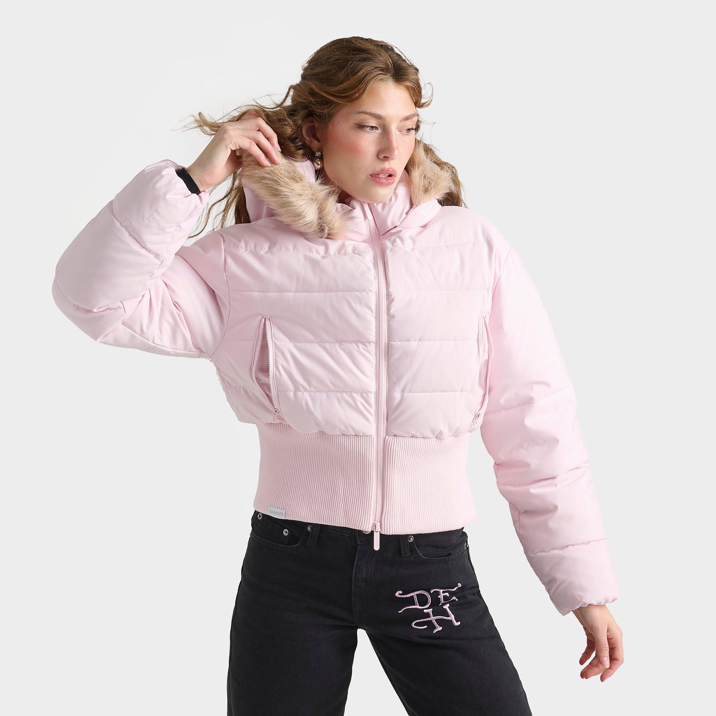 Women's DAILYSZN Fur Hooded Puffer Jacket | JD Sports