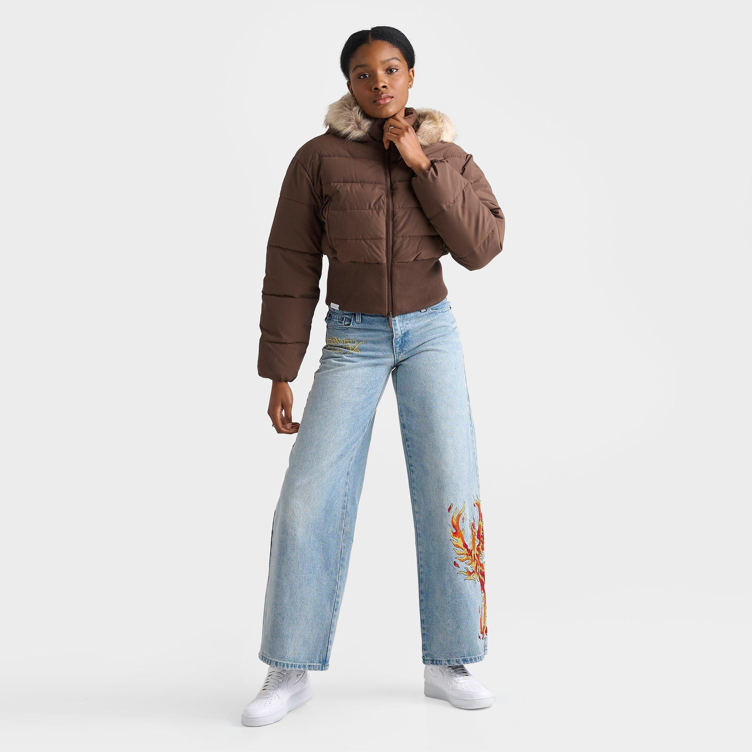 Women's DAILYSZN Fur Hooded Puffer Jacket
