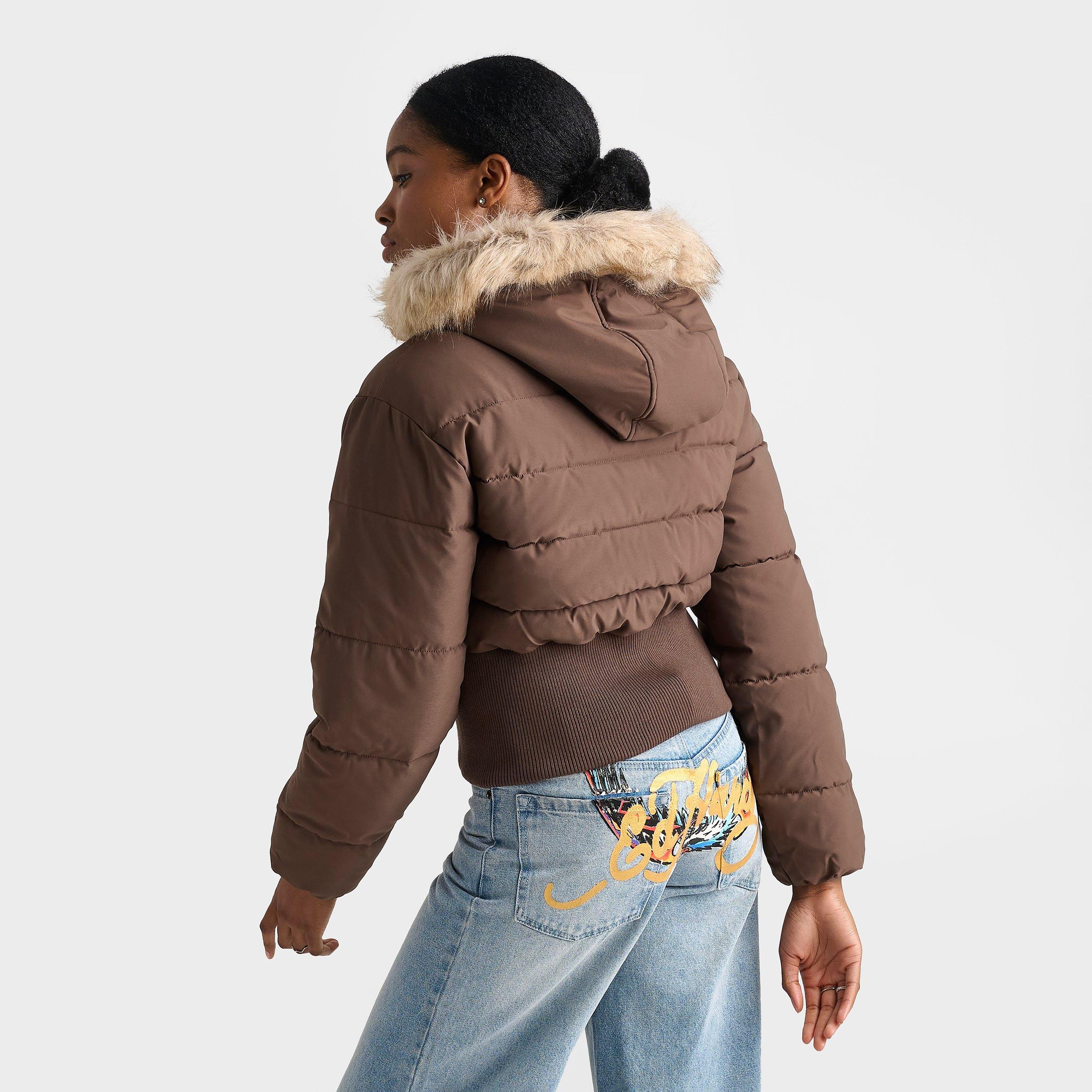 Women's DAILYSZN Fur Hooded Puffer Jacket