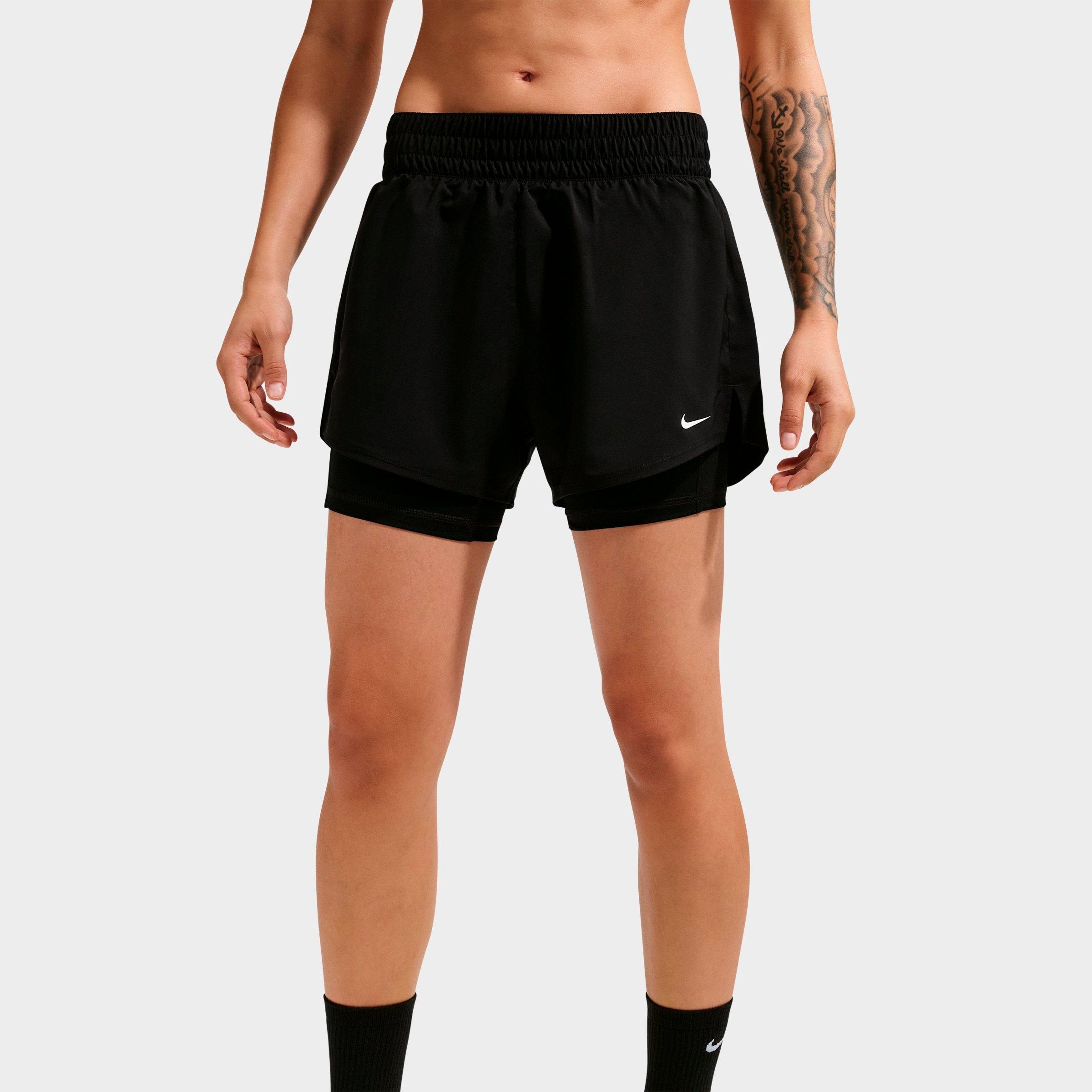 Women's Nike One Fitted Dri-FIT High-Waisted 3-Inch 2-in-1 Shorts