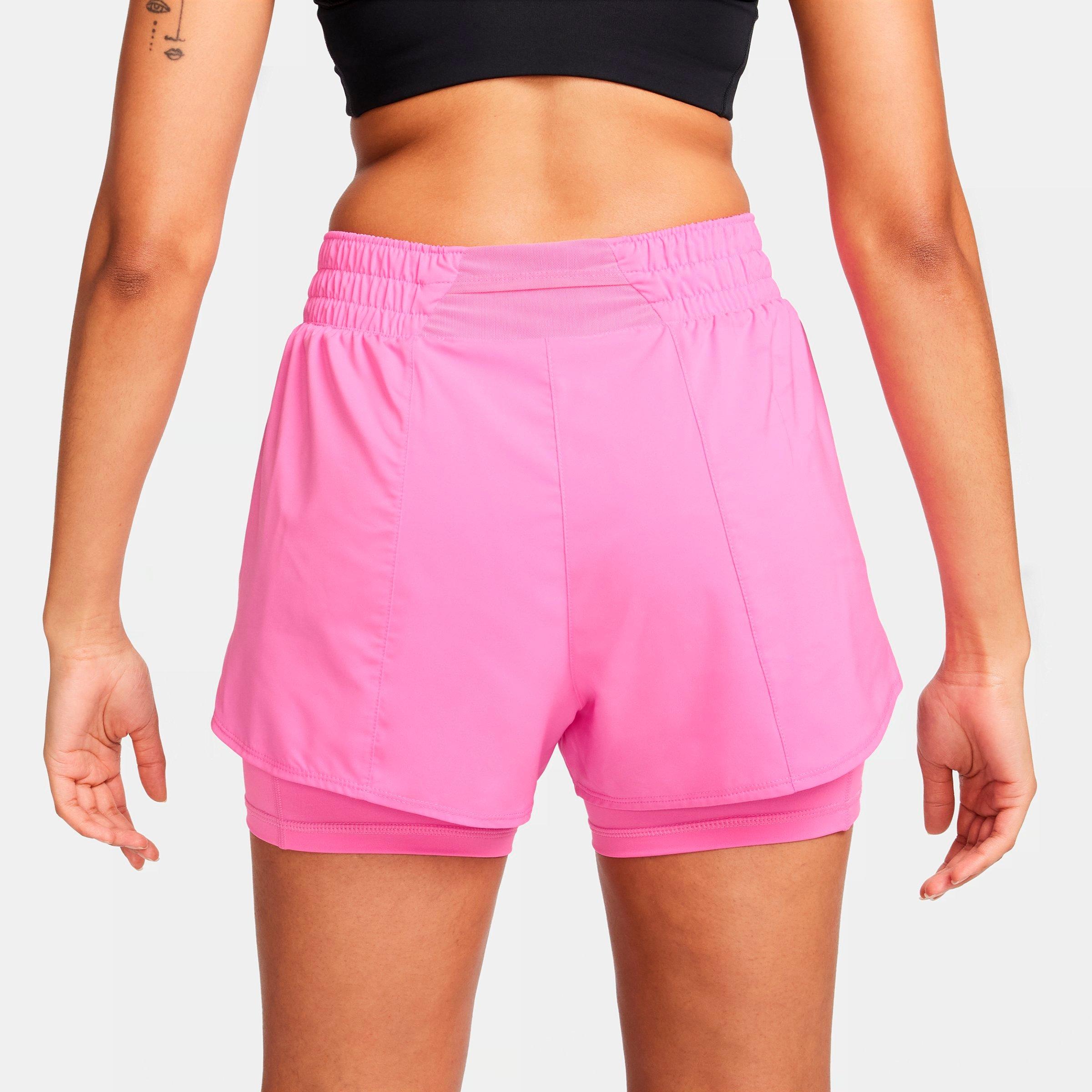 Women's Nike One Fitted Dri-FIT High-Waisted 3-Inch 2-in-1 Shorts