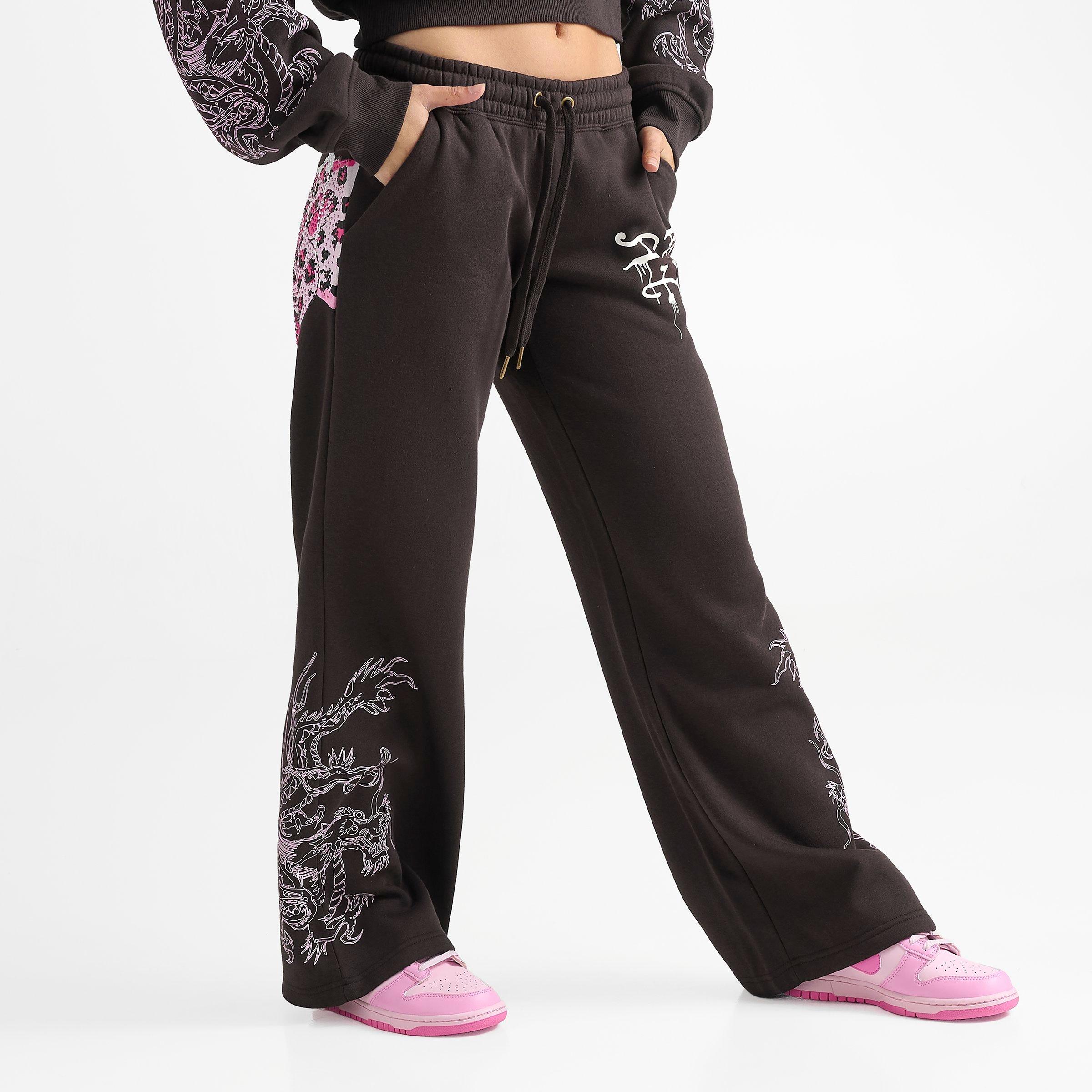 Women's Ed Hardy Leopard Rhinestone Pants