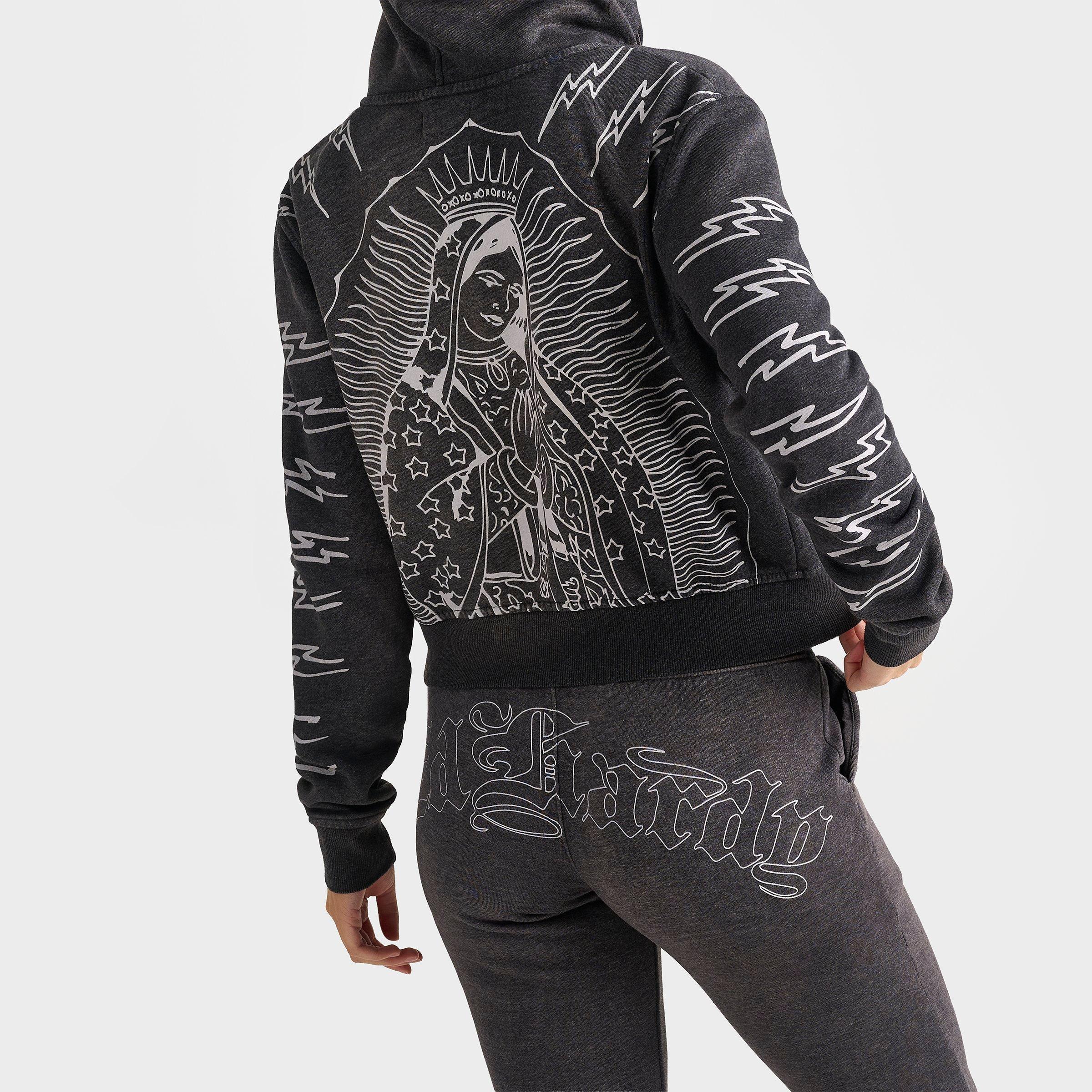 Women's Ed Hardy Mary Fleece Full-Zip Hoodie