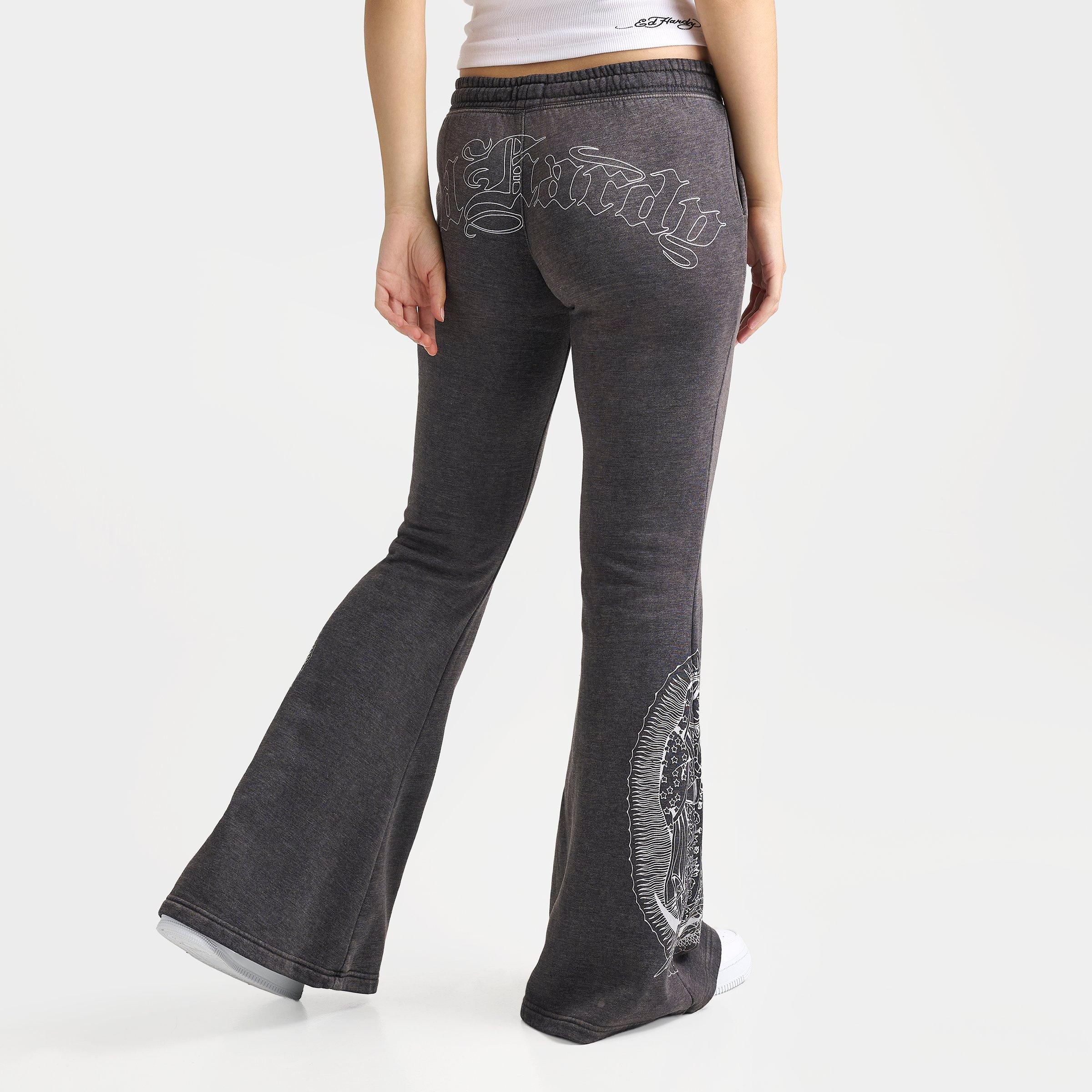 Women's Ed Hardy Mary Fleece Flare Pants
