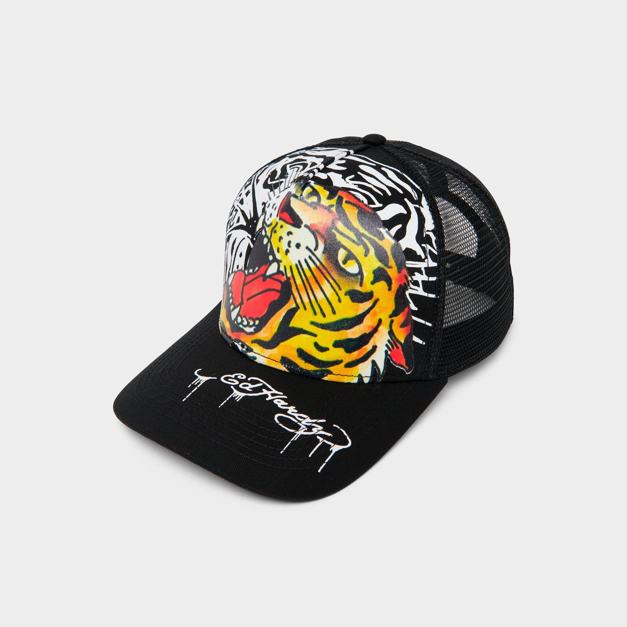 Ed Hardy Tiger Head Trucker Hat