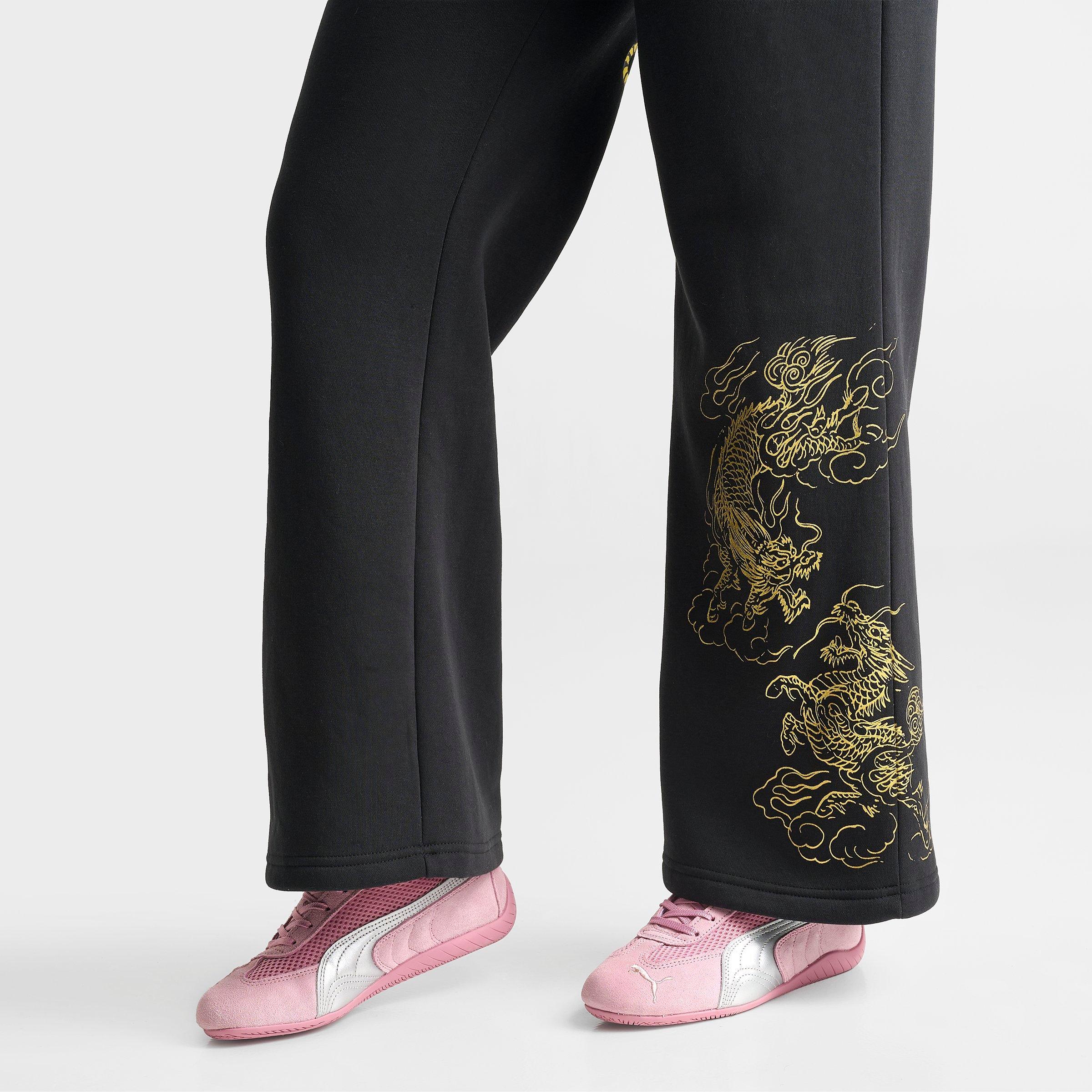 Women's Ed Hardy Mountain Tiger Fleece Jogger Pants