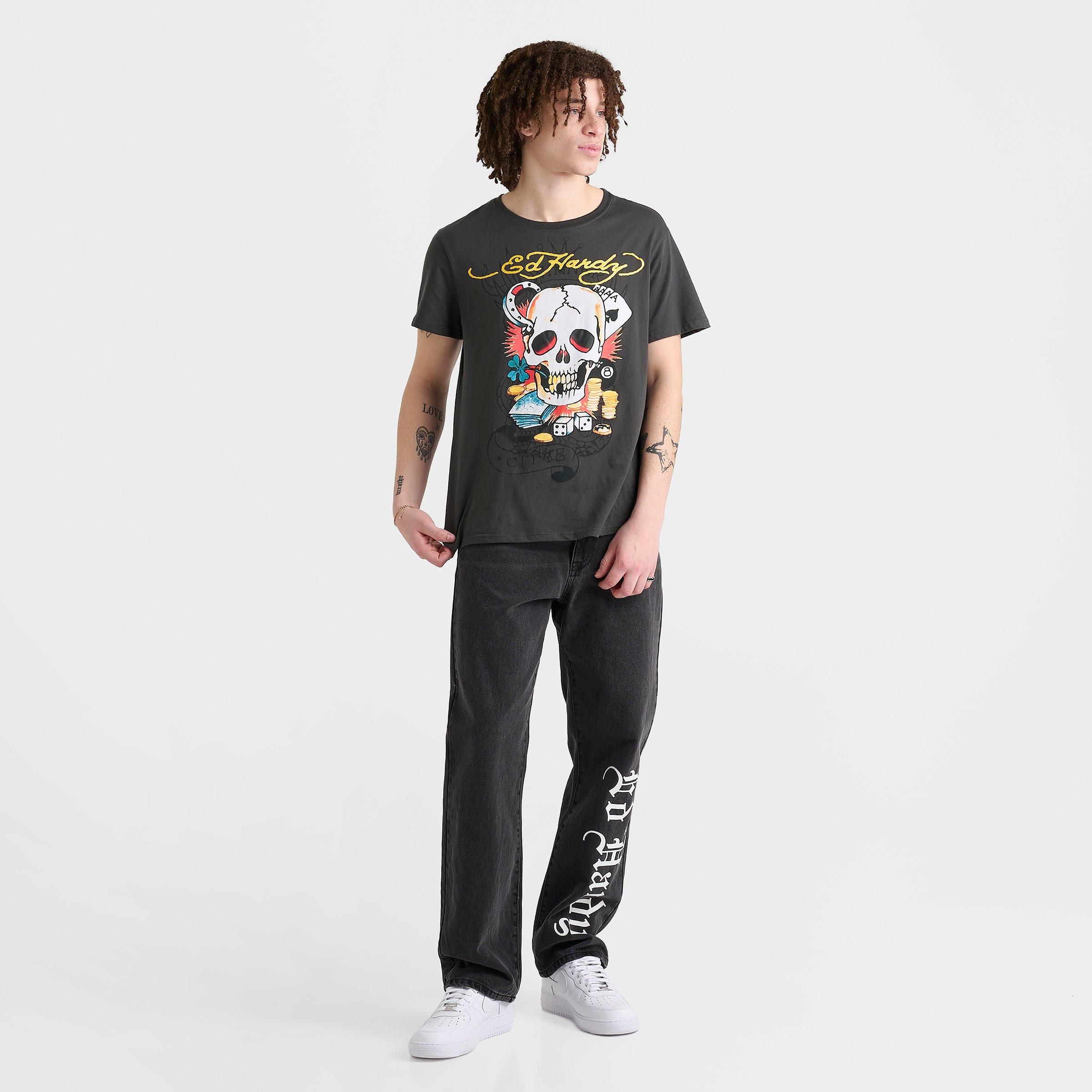 Men's Ed Hardy Ace Skull T-Shirt